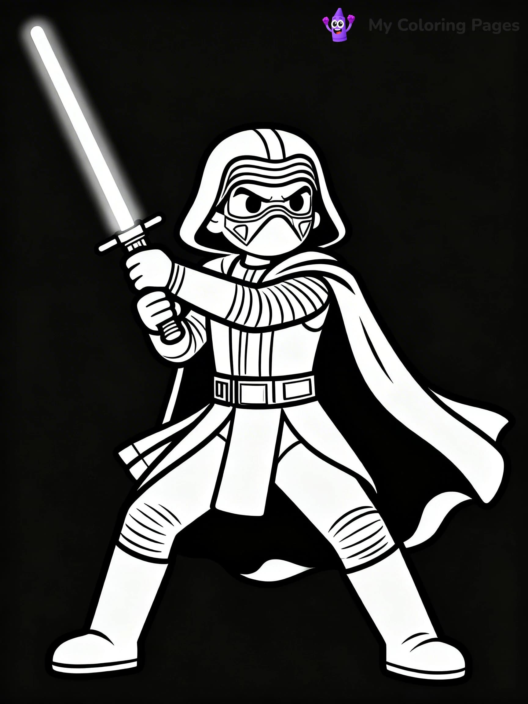Kylo Ren Coloring Pages - 20
