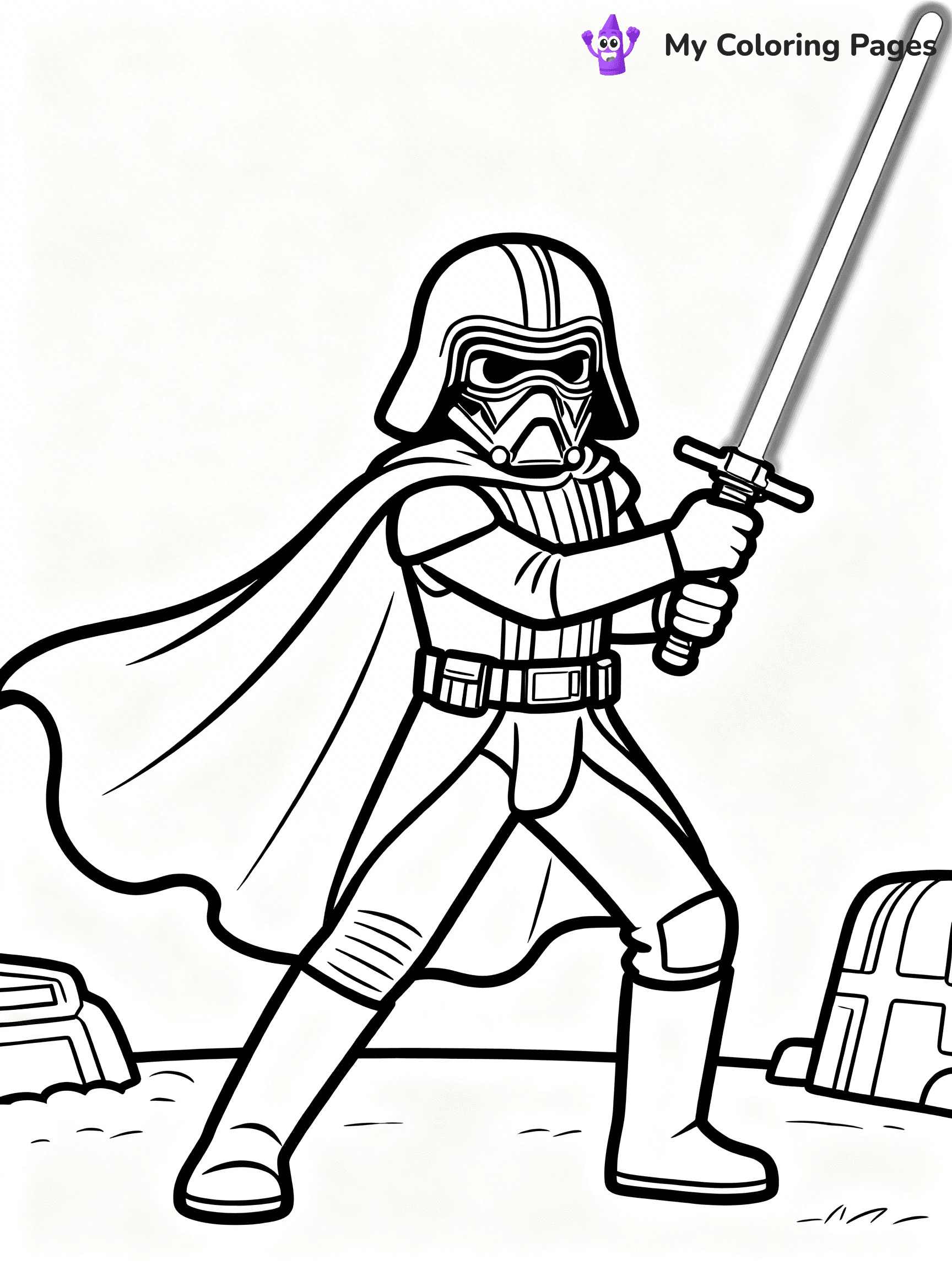 Kylo Ren Coloring Pages - 19