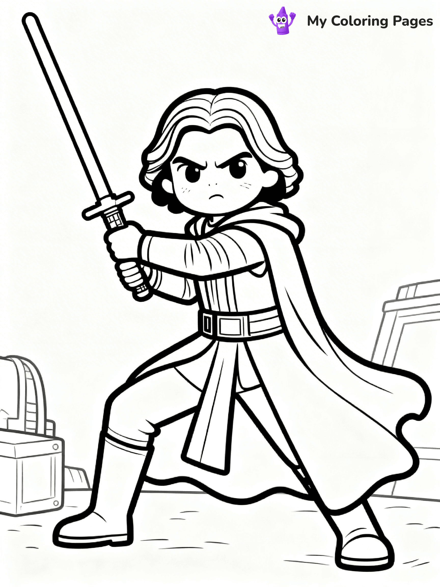 Kylo Ren Coloring Pages - 18