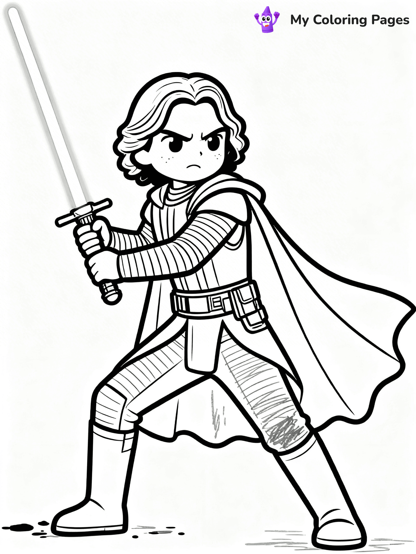 Kylo Ren Coloring Pages - 16