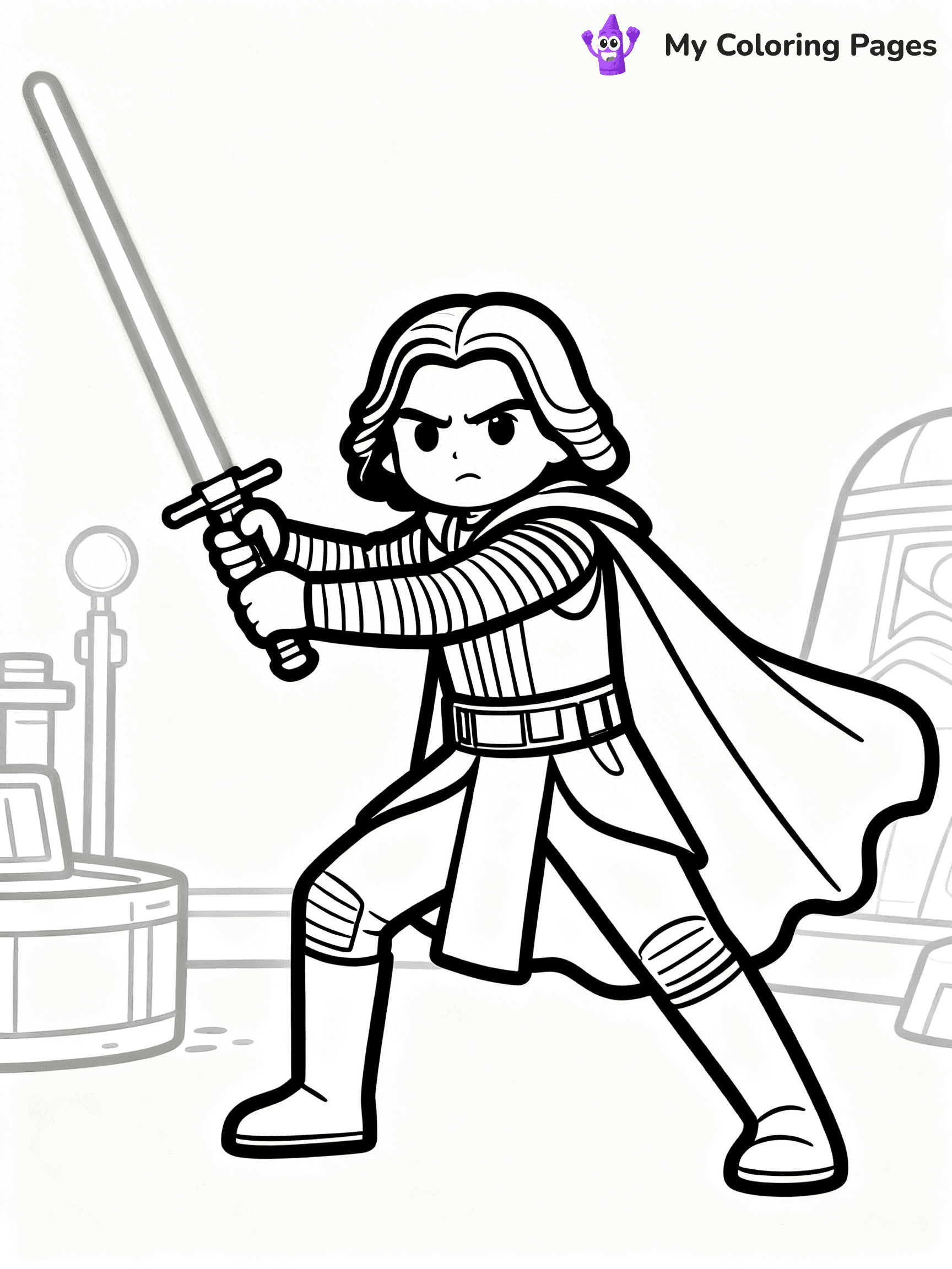 Kylo Ren Coloring Pages - 14