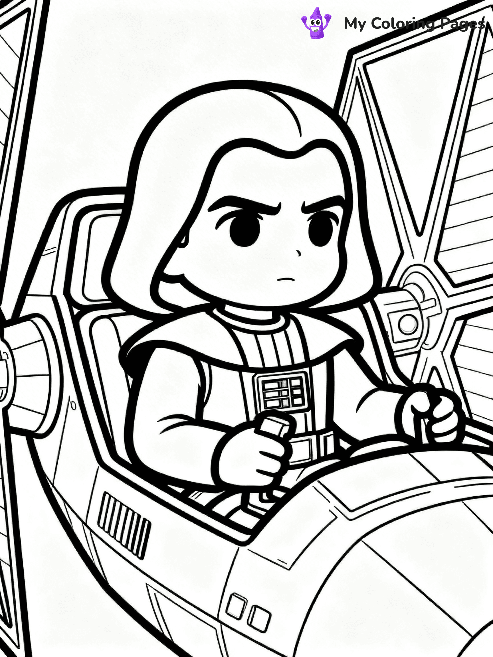 Kylo Ren Coloring Pages - 13
