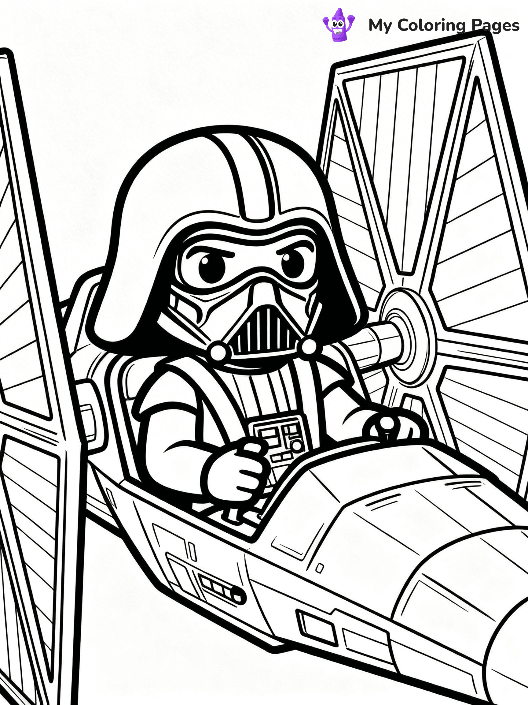 Kylo Ren Coloring Pages - 11