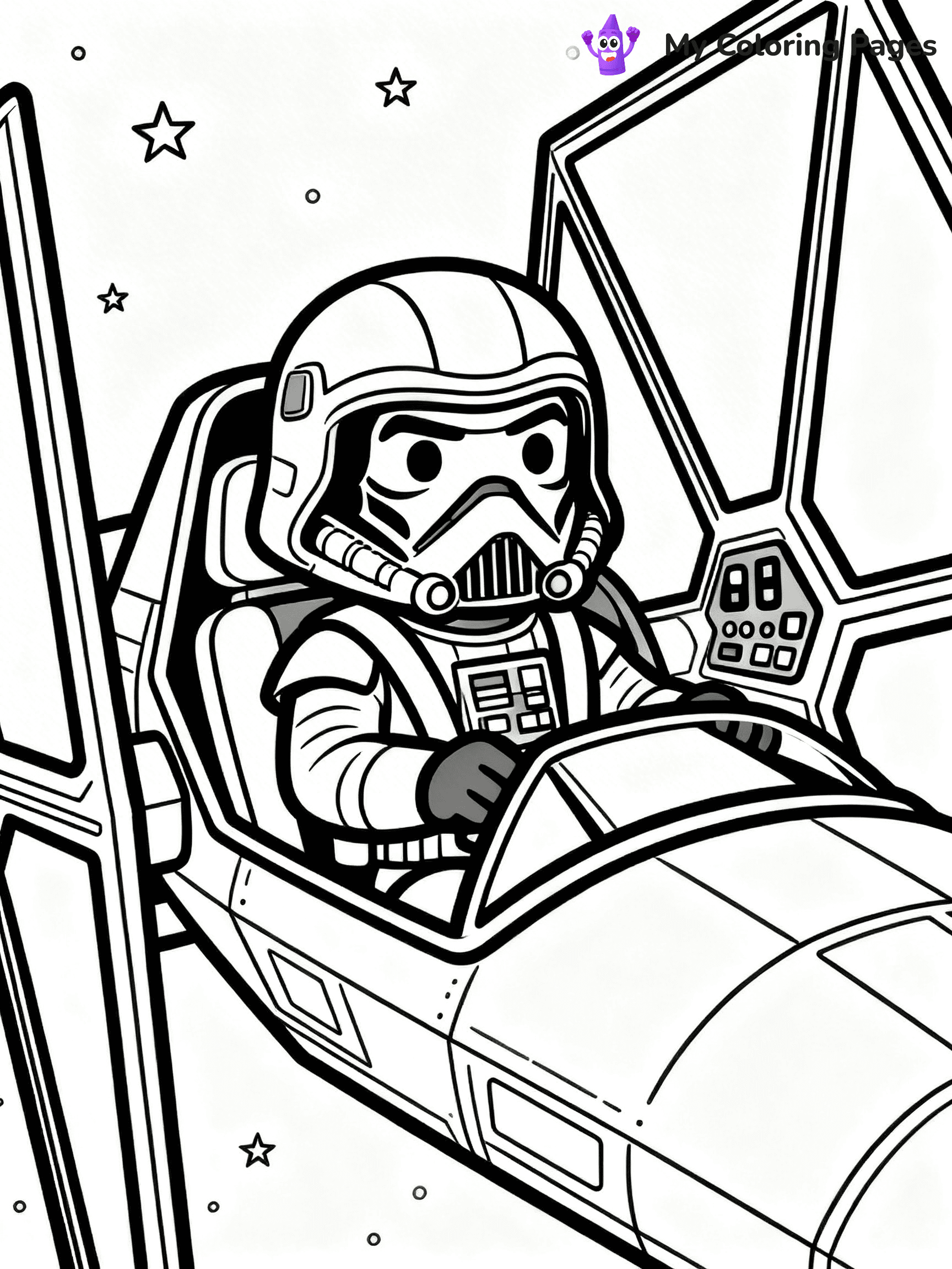 Kylo Ren Coloring Pages - 10