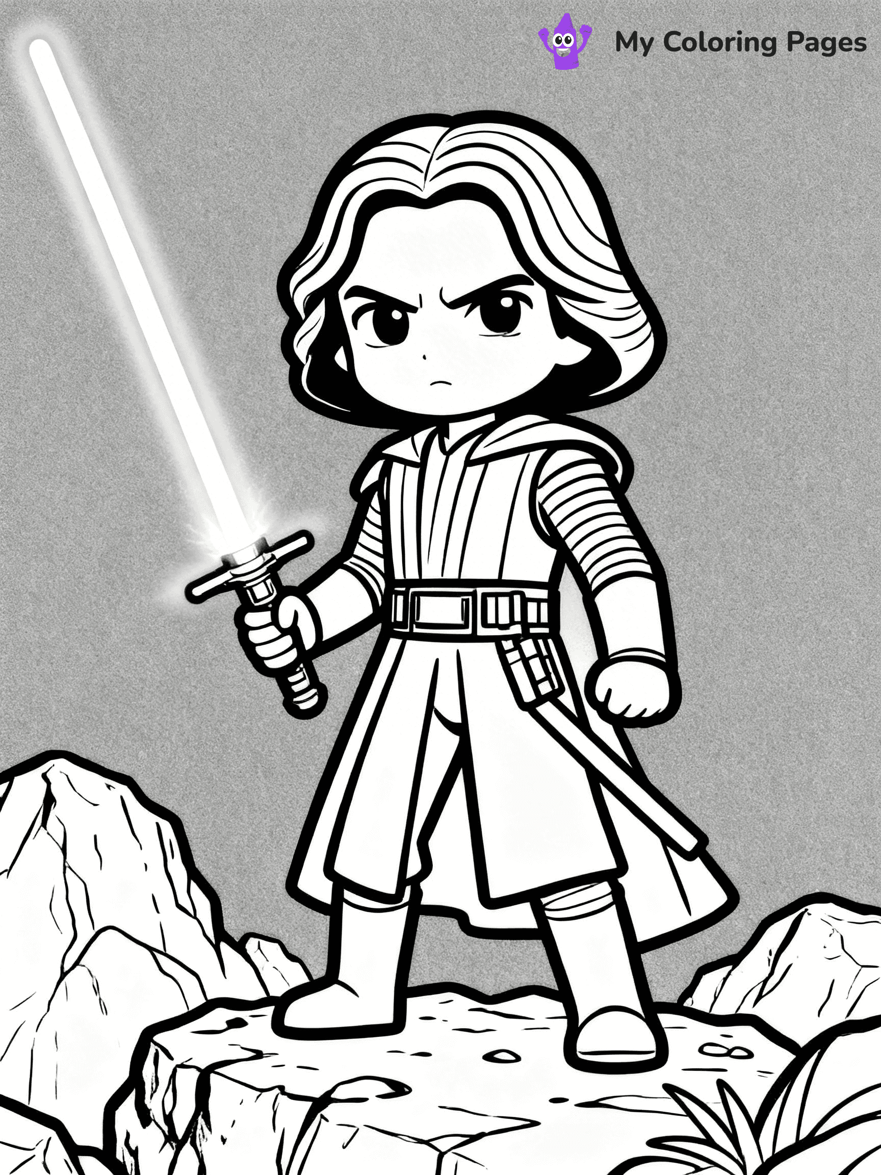 Kylo Ren Coloring Pages - 6