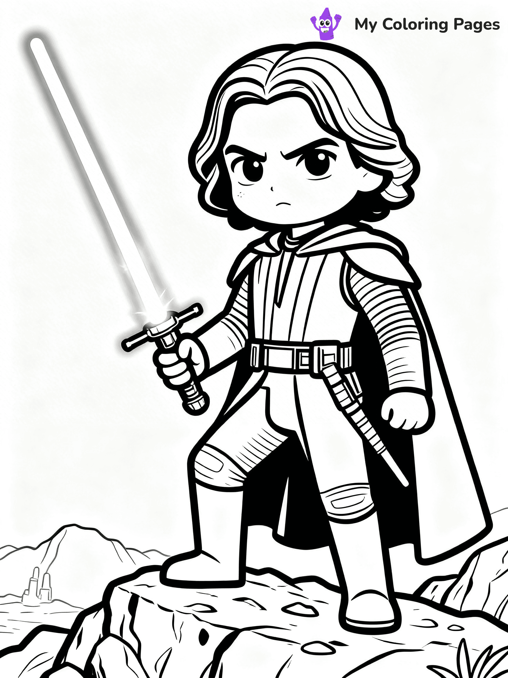 Kylo Ren Coloring Pages - 4