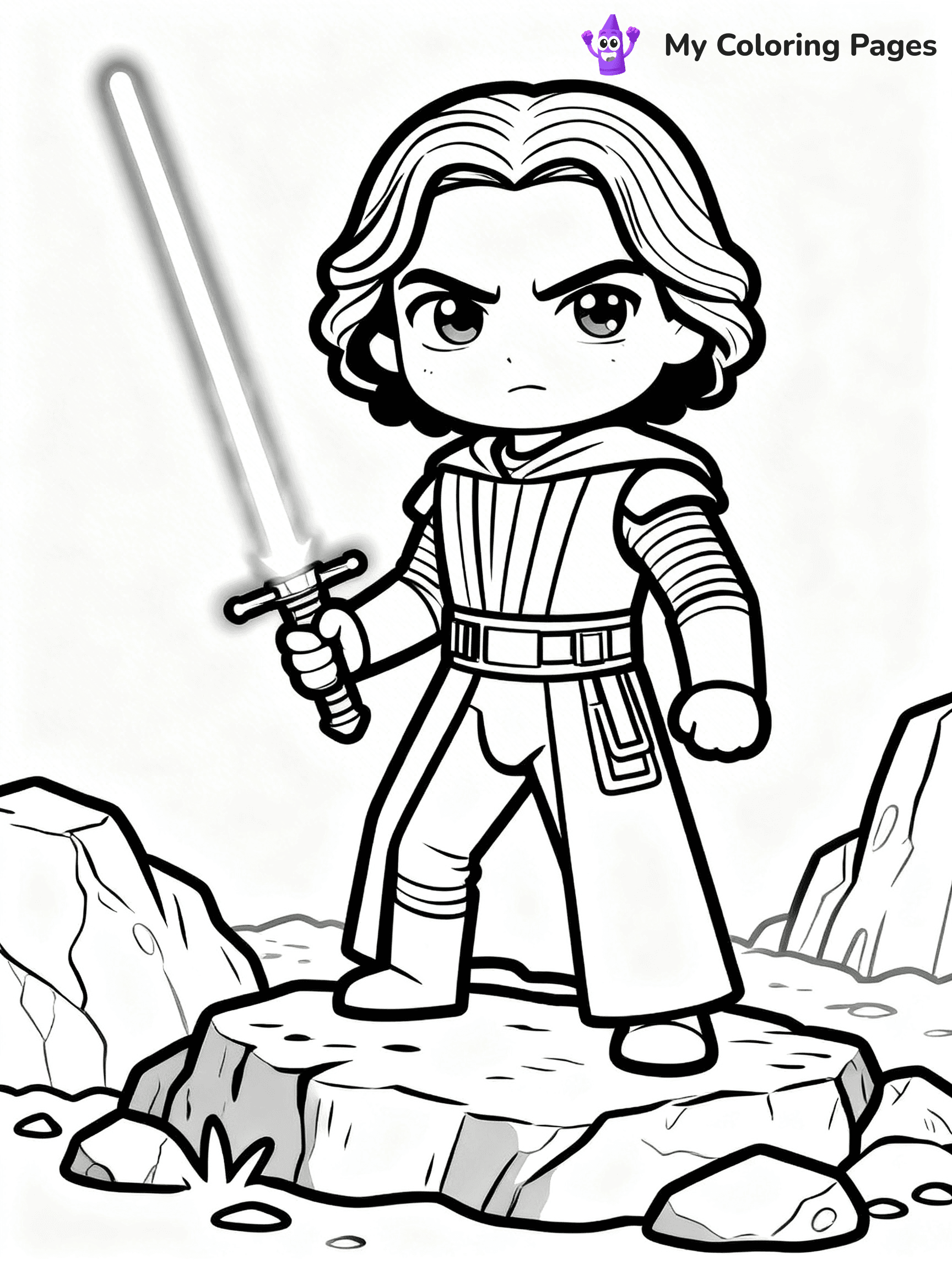 Kylo Ren Coloring Pages - 3