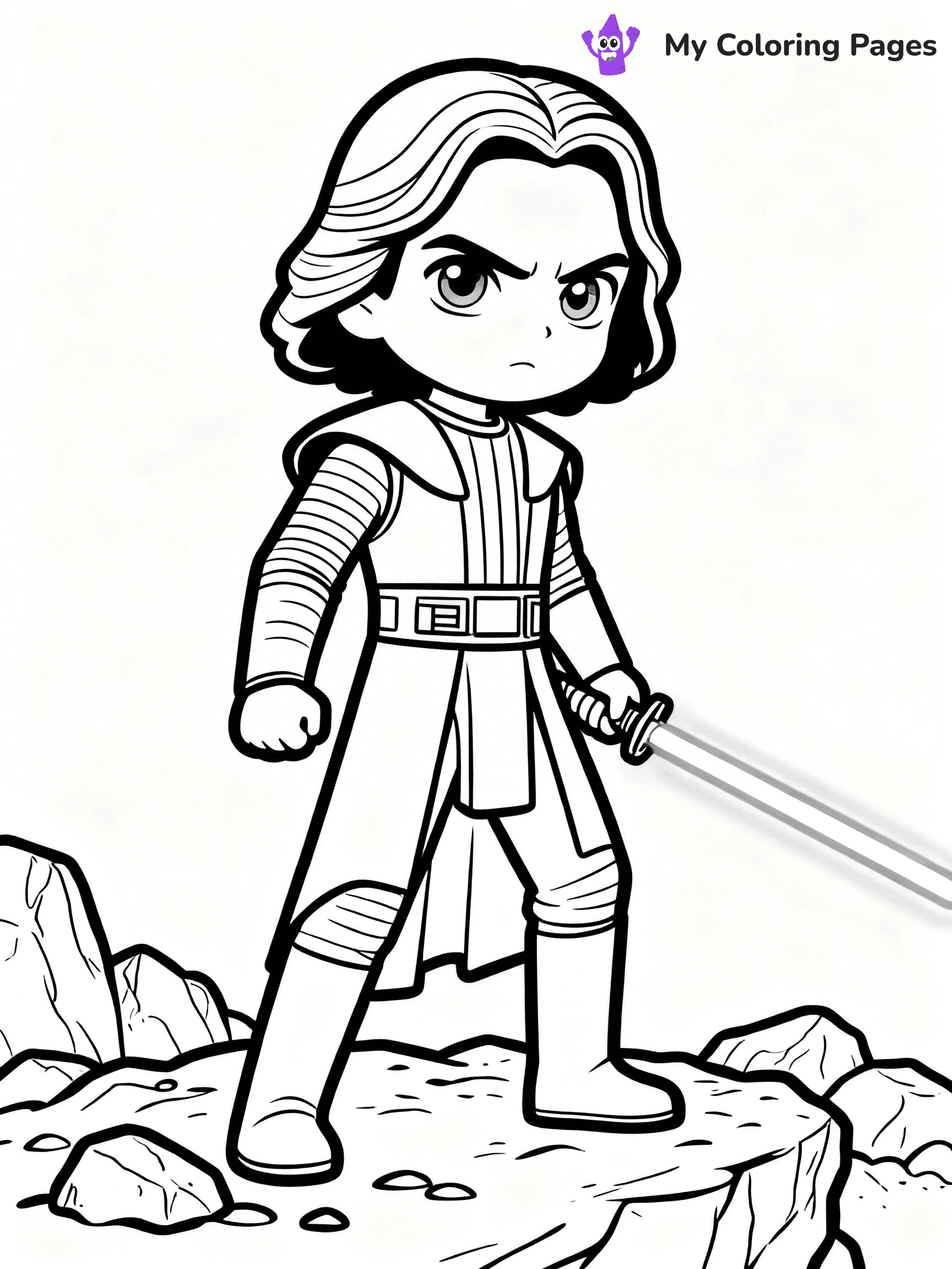 Kylo Ren Coloring Pages - 2