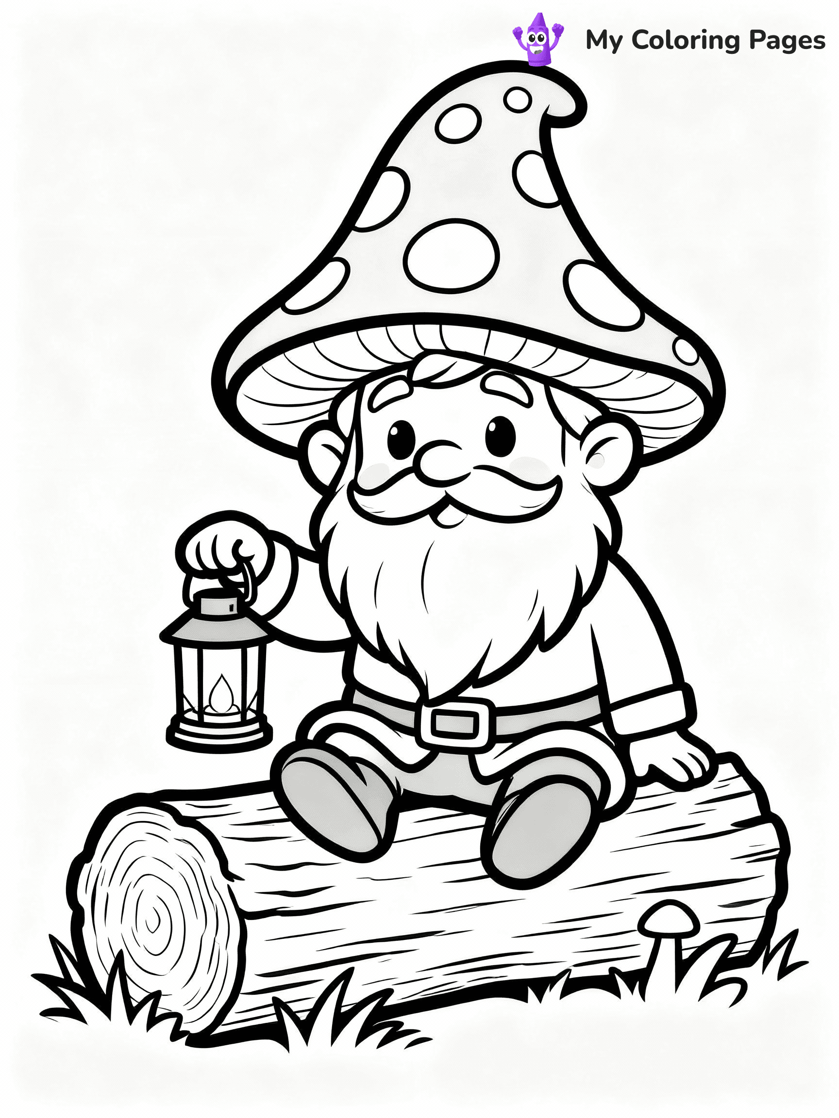 Gnome Coloring Pages - 34