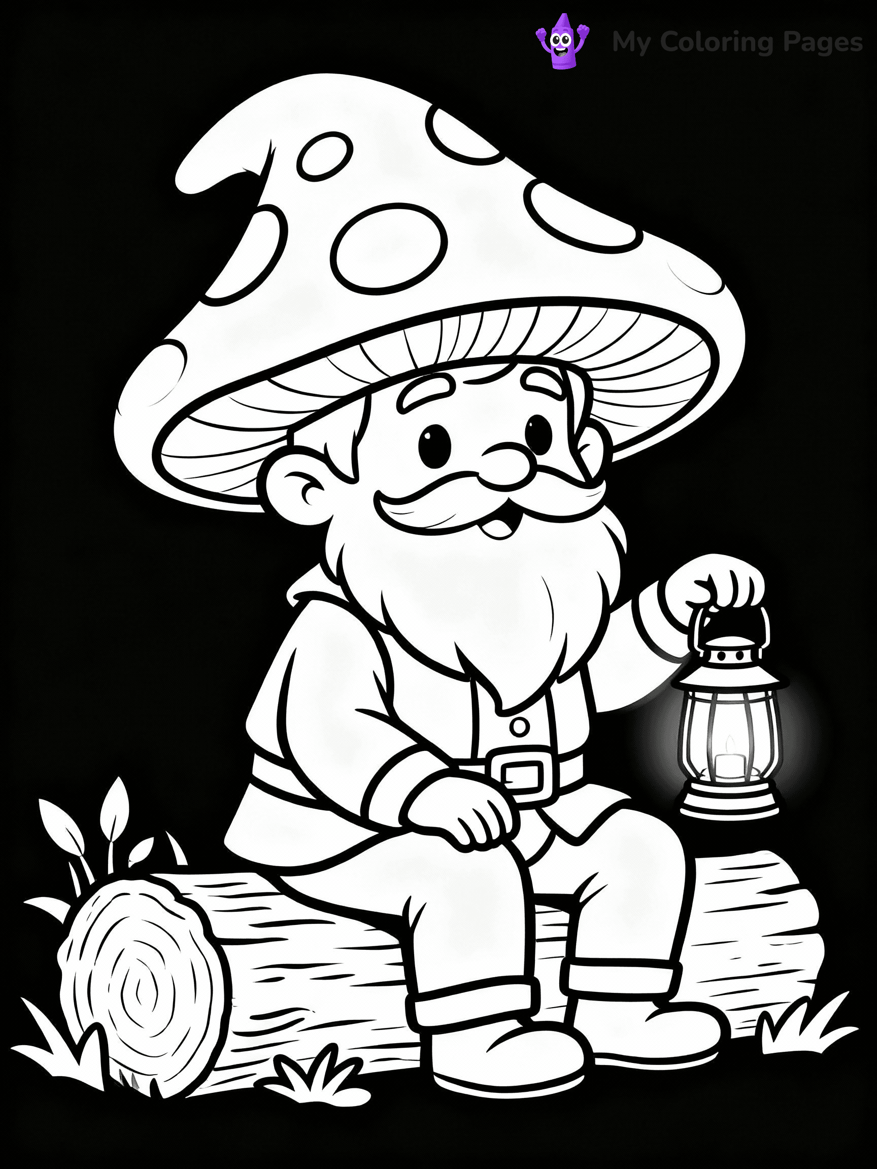 Gnome Coloring Pages - 33