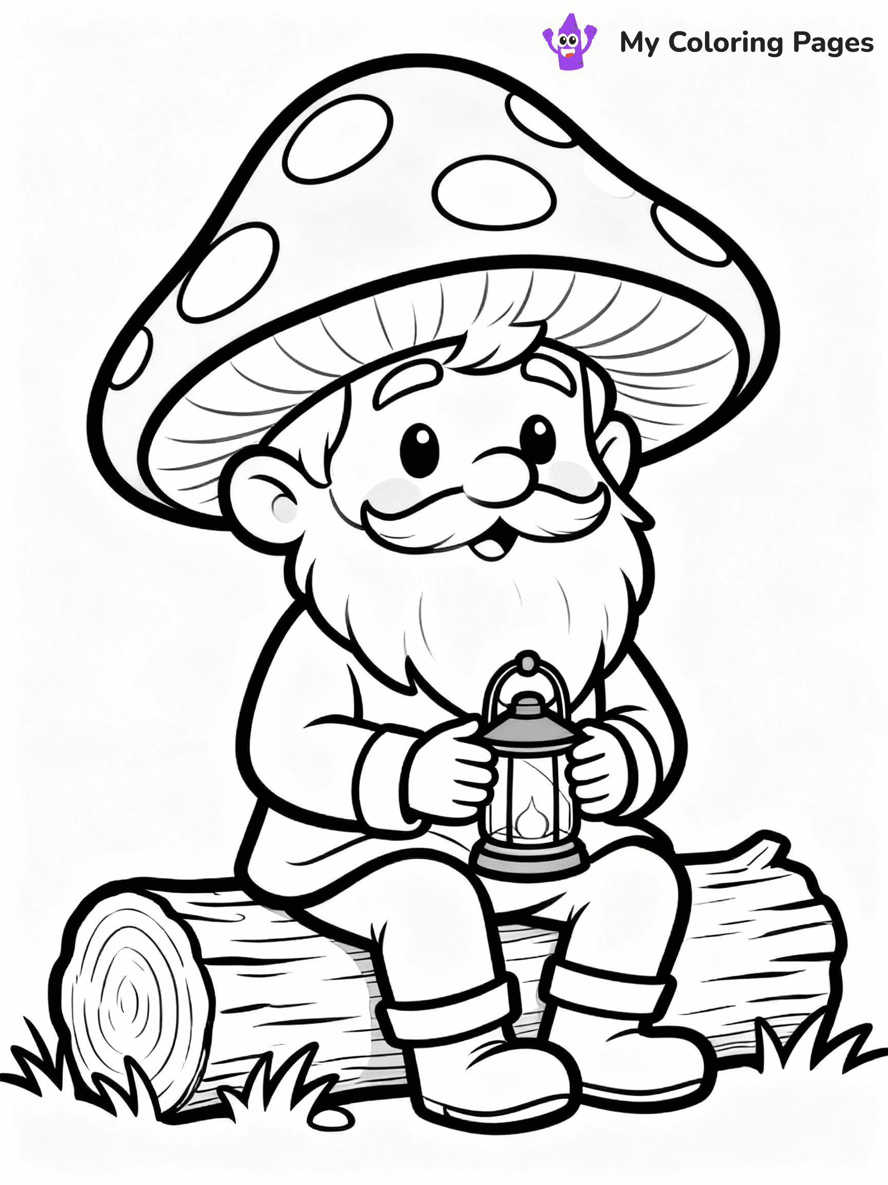 Gnome Coloring Pages - 32