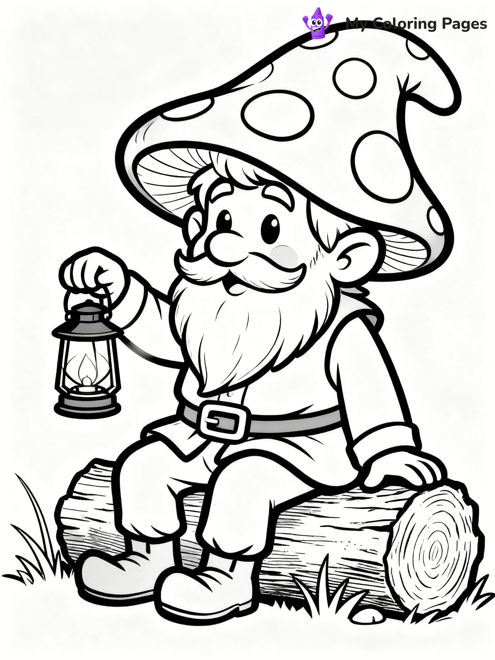 Gnome Coloring Pages - 31