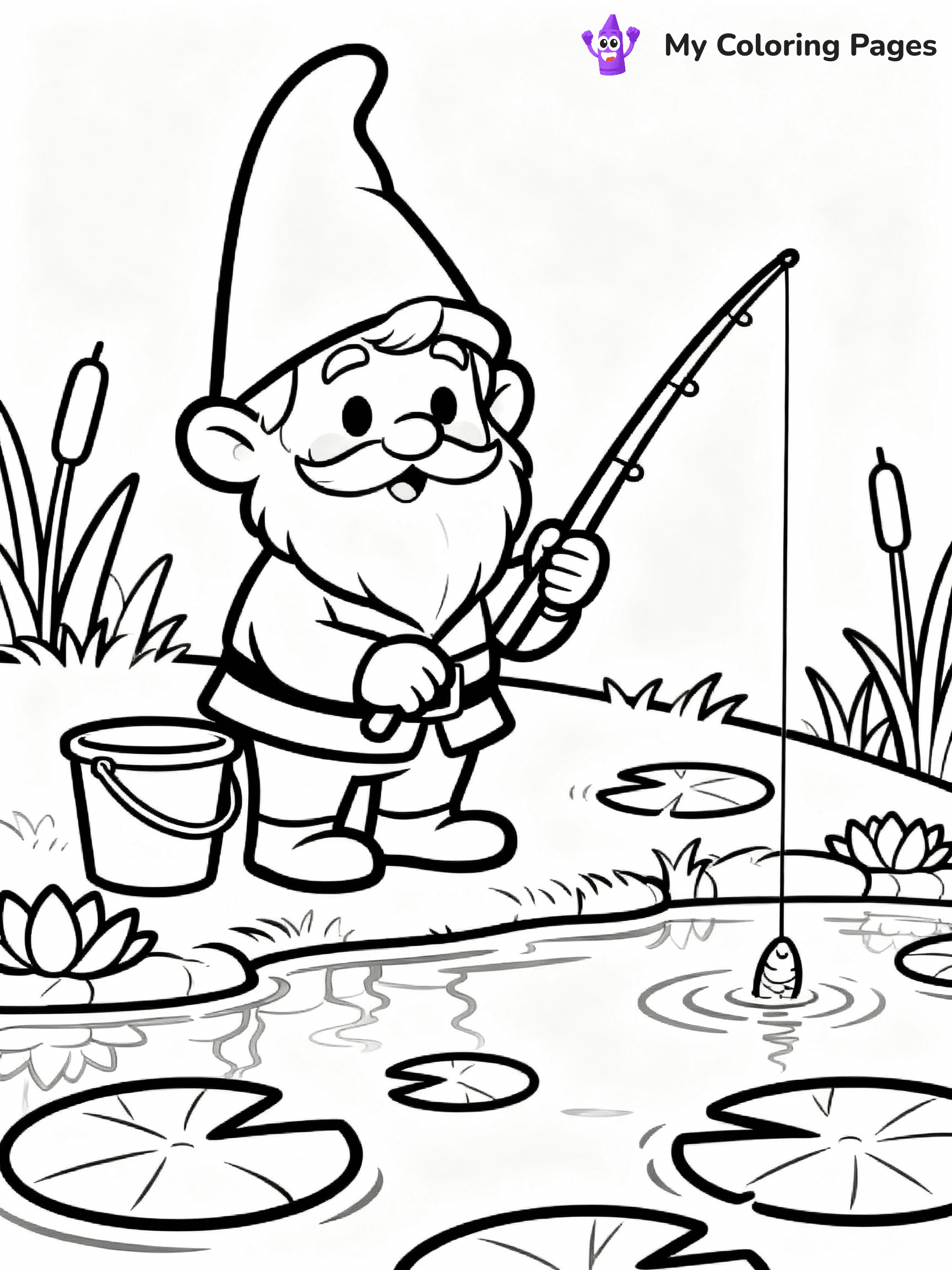 Gnome Coloring Pages - 29
