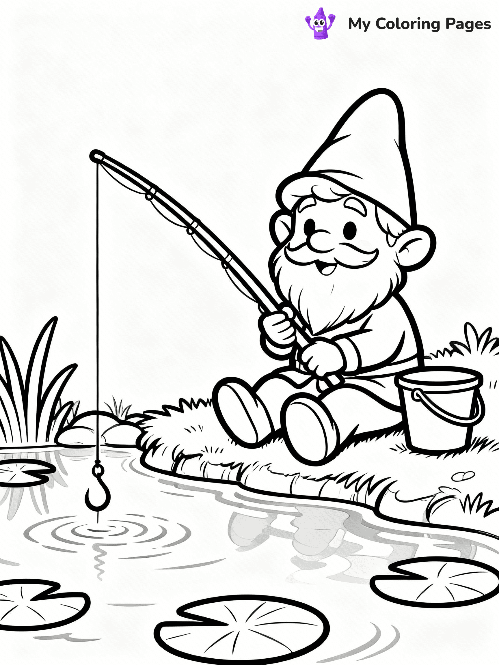 Gnome Coloring Pages - 26