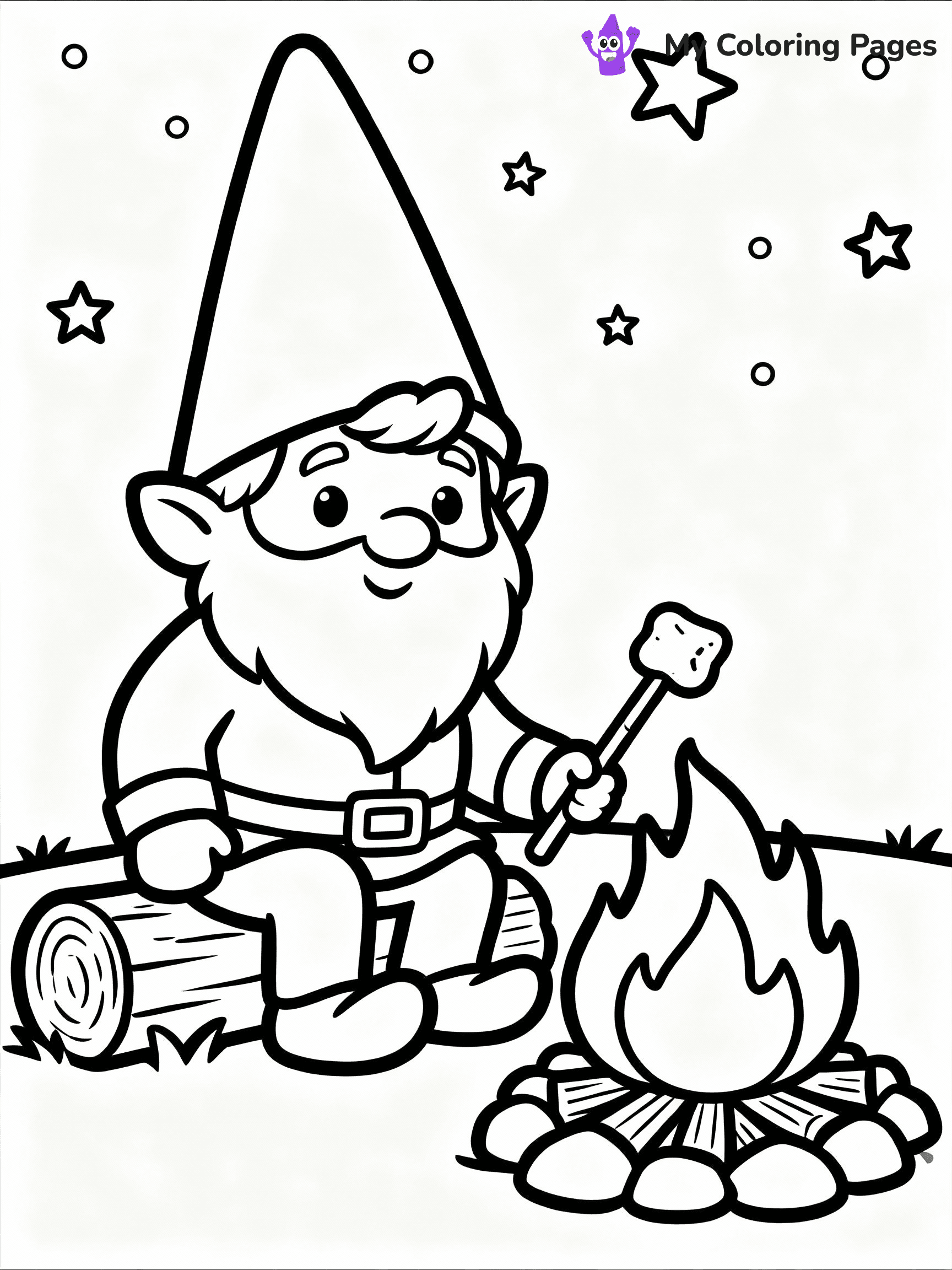 Gnome Coloring Pages - 23