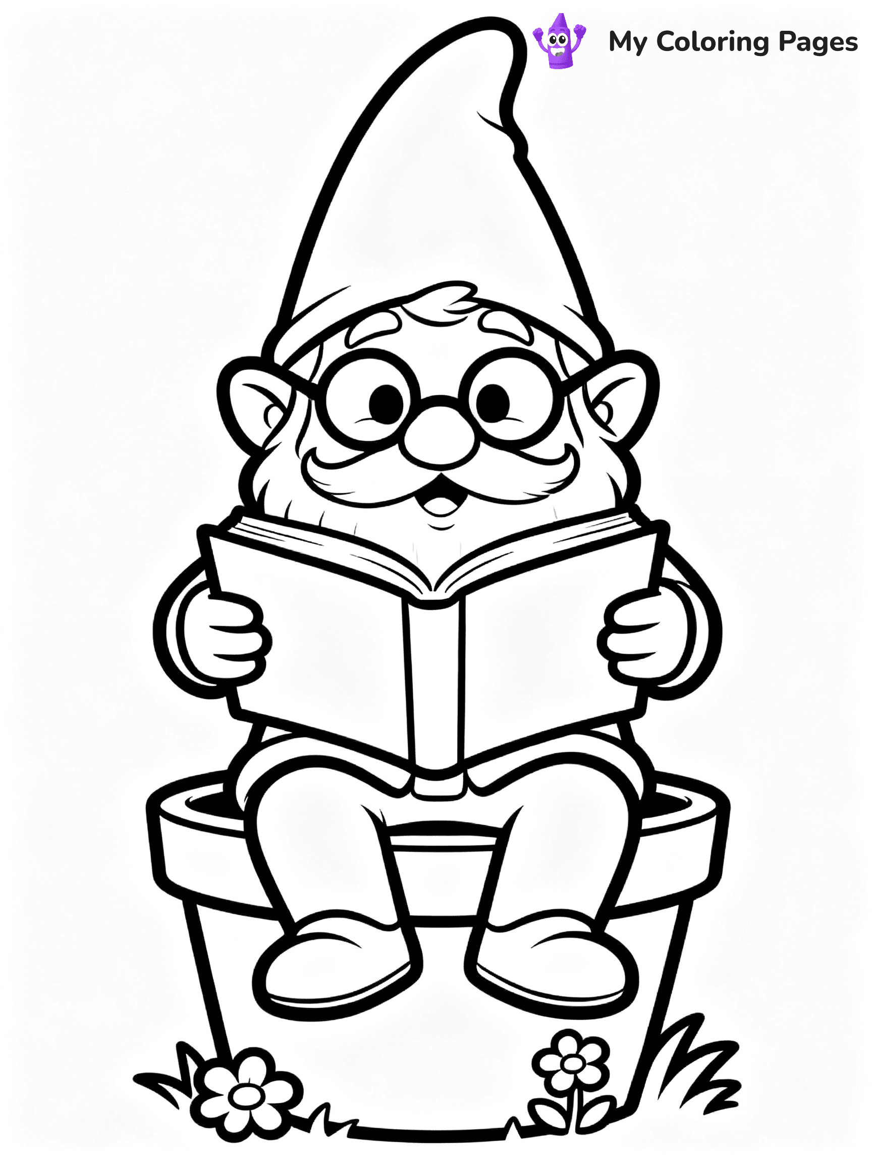 Gnome Coloring Pages - 5