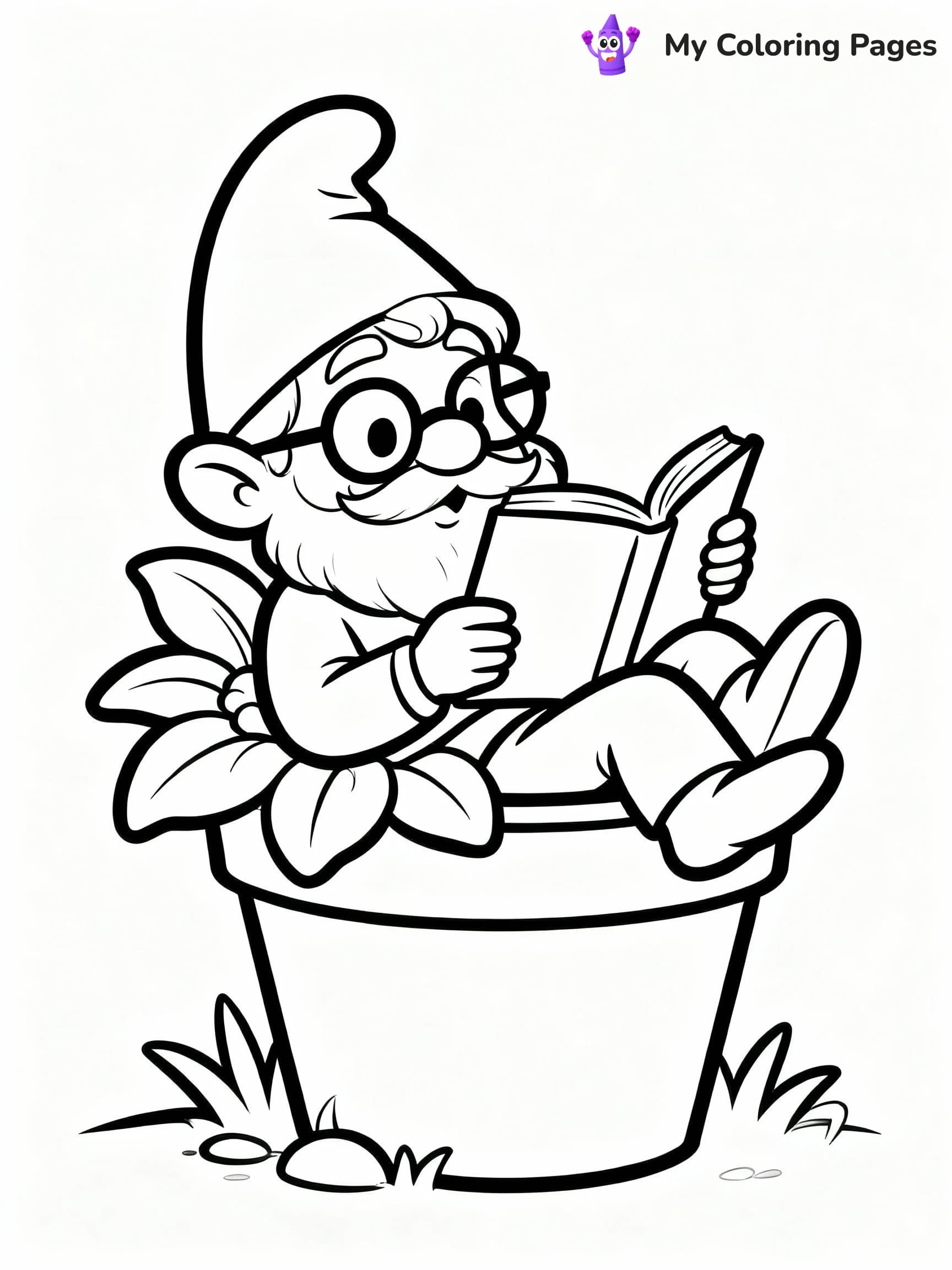 Gnome Coloring Pages - 3