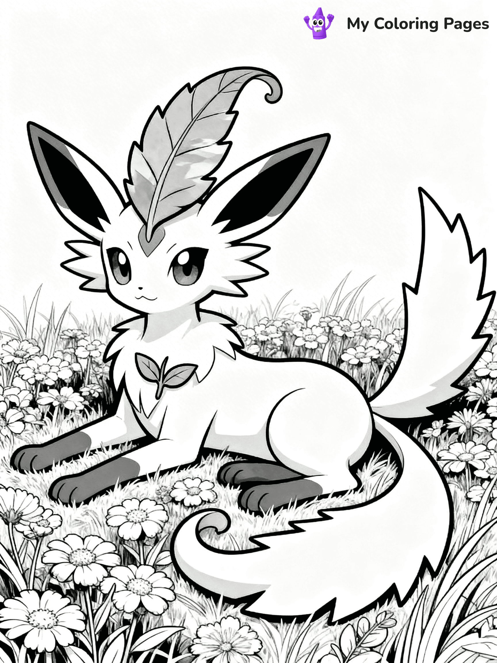 Leafeon Coloring Pages - 7