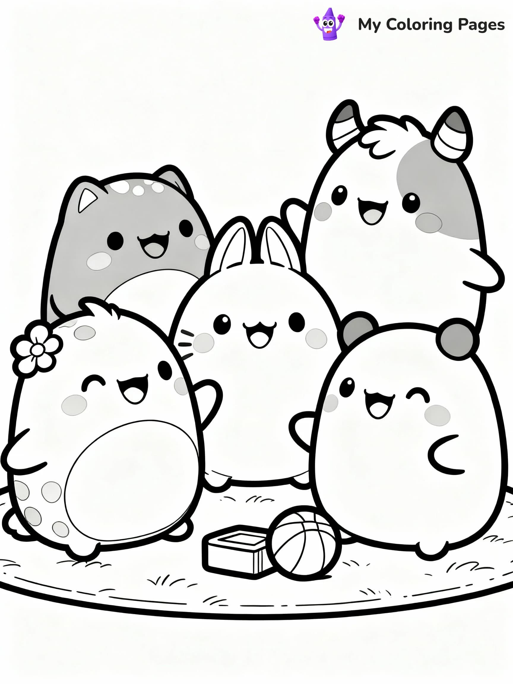Squishmallow Coloring Pages - 19