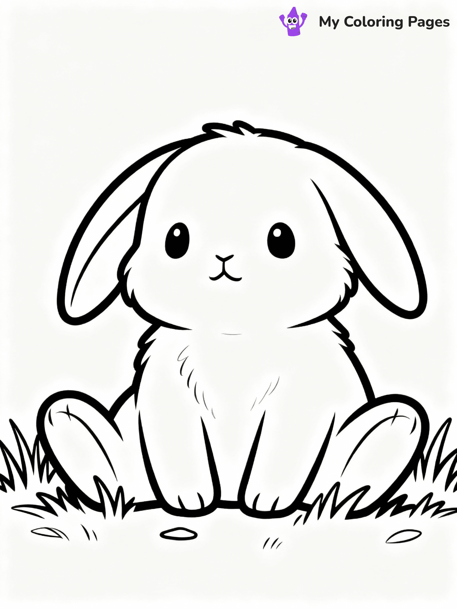 ⚠️ CRITICAL REQUIREMENT - ABSOLUTE BLACK AND WHITE ONLY ⚠️
This MUST be a BLACK AND WHITE line drawing ONLY. NO COLORS whatsoever.
- ONLY pure black lines (#000000) on pure white background (#FFFFFF)
- ABSOLUTELY NO colors, NO shading, NO gradients, NO grayscale
- If there are ANY colors in the output, the image is REJECTED
- This is a COLORING PAGE - meant to be COLORED IN by children
- The output must be UNCOLORED line art ready for coloring
⚠️ SUBJECT TO DRAW: Bashful bunny from a whimsical forest, ears drooping, sitting on grass. Important: PURE OUTLINES. NO FILLS, COLOR, SHADING, OR GREYSCALE. WHITE BACKGROUND.
(REMEMBER: Output must be BLACK AND WHITE line art only, NOT colored!)
# Flat, Friendly Cartoon Line-Art Coloring Page
You are generating a **pure black-and-white binary image** of a child-friendly cartoon scene combining characters and background scenery in one cohesive composition.
## Rendering Rules (Strict)
- Only two colors: pure black (#000000) outlines and pure white (#FFFFFF) background.
- No grayscale, shading, gradients, tints, fills, transparency, or partial pixels.
- No antialiasing or blended edges; every pixel is 100% black or white.
- No solid black fills inside shapes — all areas inside outlines must remain white.
- No dark clothing areas or filled tone blocks; all garments outlined only.
- No shadows, textures, lighting, or tonal variations.
- Must look like flat binary vector line-art for coloring pages.
## Drawing & Composition
- **Medium, consistent line weight**; clean closed outlines easy to color inside.
- **Flat, simple, child-friendly design** — no realism or 3D depth.
- Characters are **grounded on a surface**, centered and large.
- **Balanced composition** with clear silhouettes and minimal props.
## Scenery & Style
- Landmarks (e.g., mosque, CN Tower) and scenery (trees, benches, waves) drawn with **black outlines only.**
- For real-world figures, teams, or places, show accurate details using only black outlines—no text or logos. Use distinctive uniform patterns, abstract symbols, and landmark silhouettes to convey identity.
- Keep **consistent perspective**; no floating elements.
- **Style:** whimsical **Doodle Art Alley** — rounded, friendly outlines.
- May adapt shapes from **Crayola, Disney, Peppa Pig, Cocomelon** — *by shape only, never color.*
- Final output: **flat, crisp, binary (#000000/#FFFFFF)**, **no filled color or background text.**
EXTREMELYE IMPORTANT:
- PURE BINARY LINE-ART; NO FILLS (HAIR/CLOTHES/SKIN), SHADING, OR GREY.
- NO SHADING, COLOR. MUST BE WHITE BACKGROUND.
⚠️ FINAL REMINDER: Draw the subject "Bashful bunny from a whimsical forest, ears drooping, sitting on grass. Important: PURE OUTLINES. NO FILLS, COLOR, SHADING, OR GREYSCALE. WHITE BACKGROUND." as BLACK AND WHITE line art. Zero colors in output.