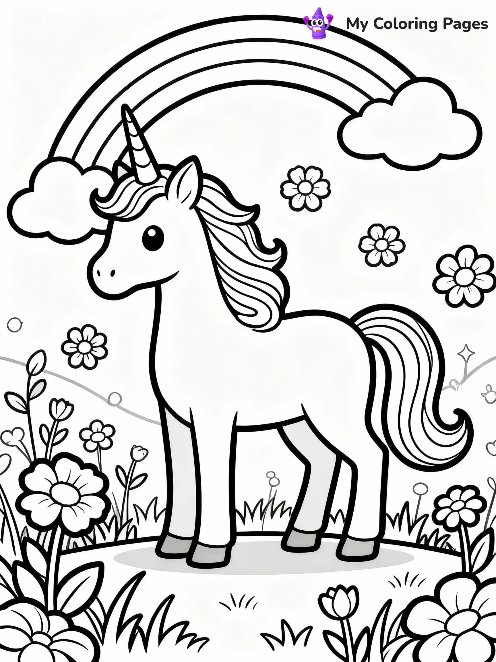 Cute Coloring Pages - 8