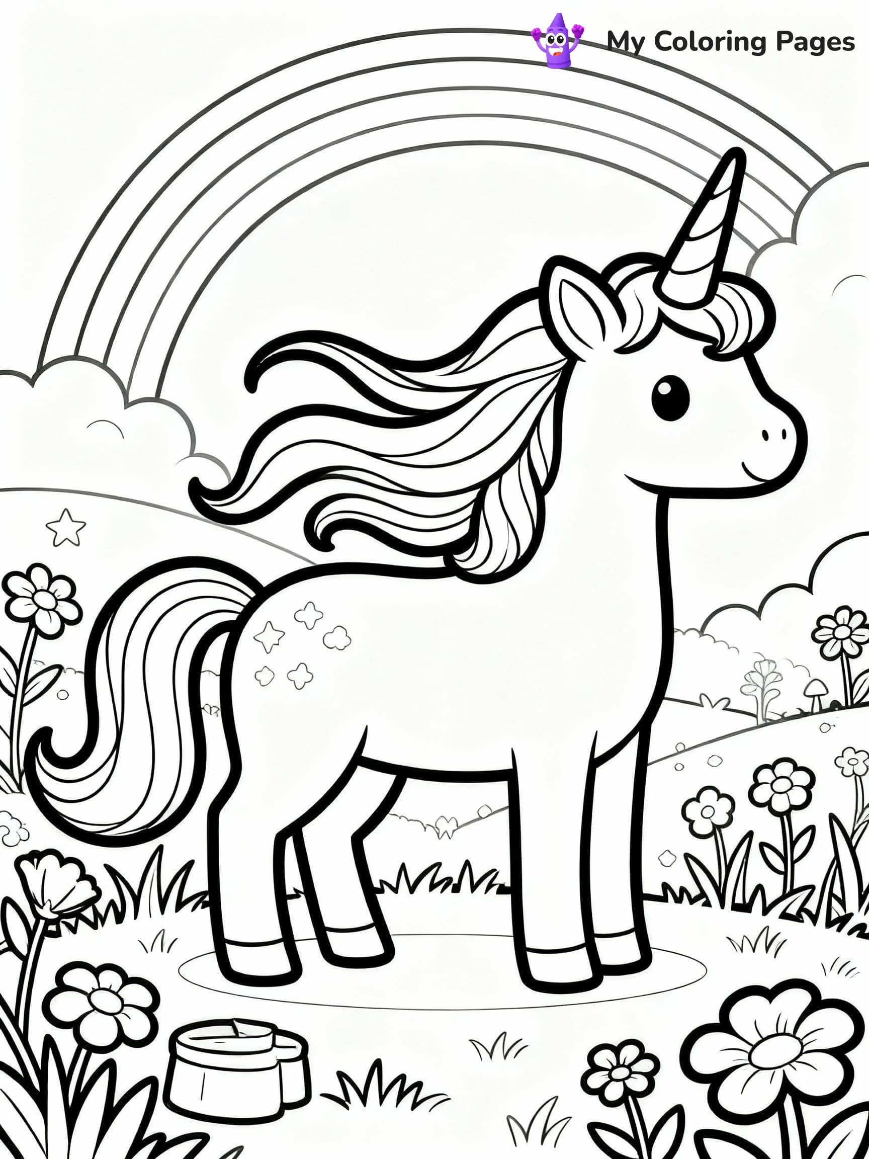 Cute Coloring Pages - 3
