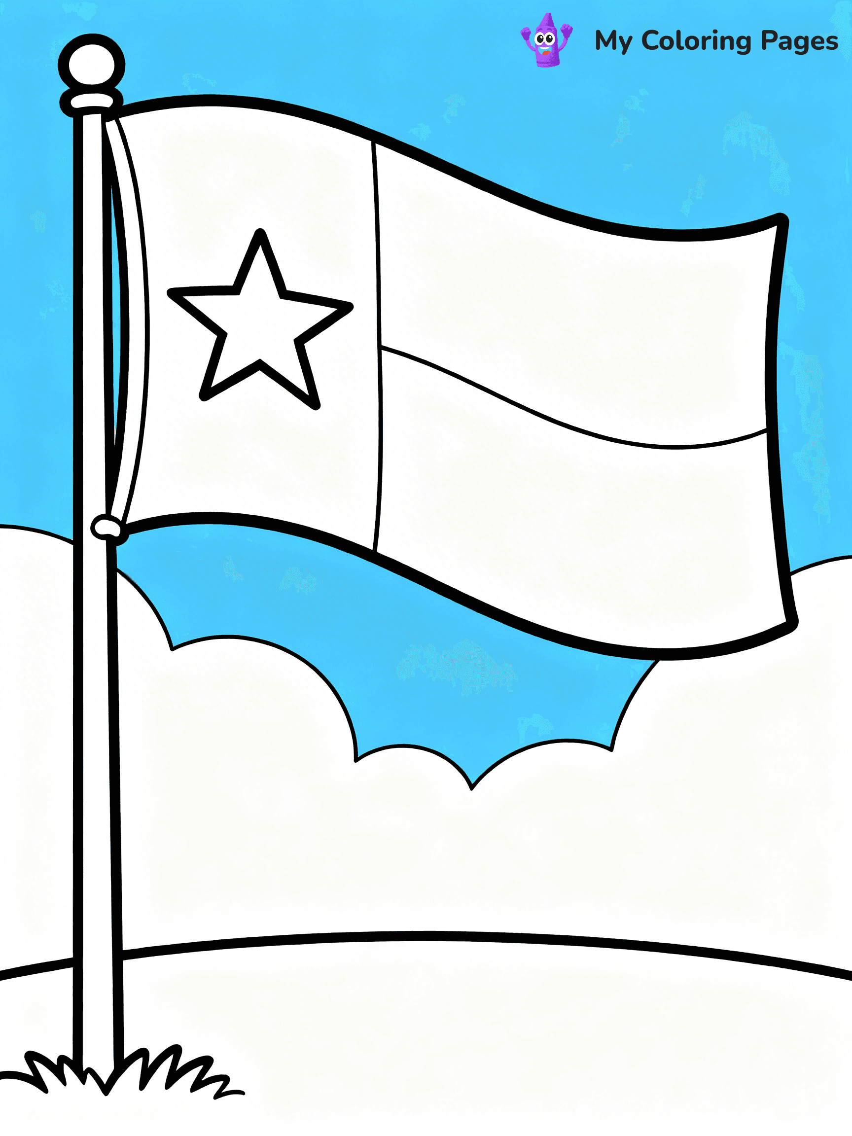 Texas Coloring Pages - 1