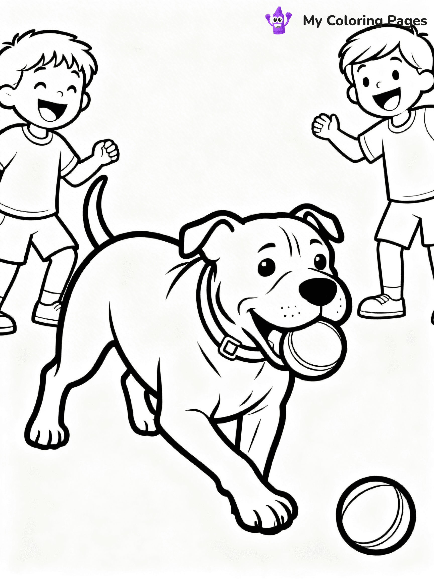 Pitbull Coloring Pages - 15