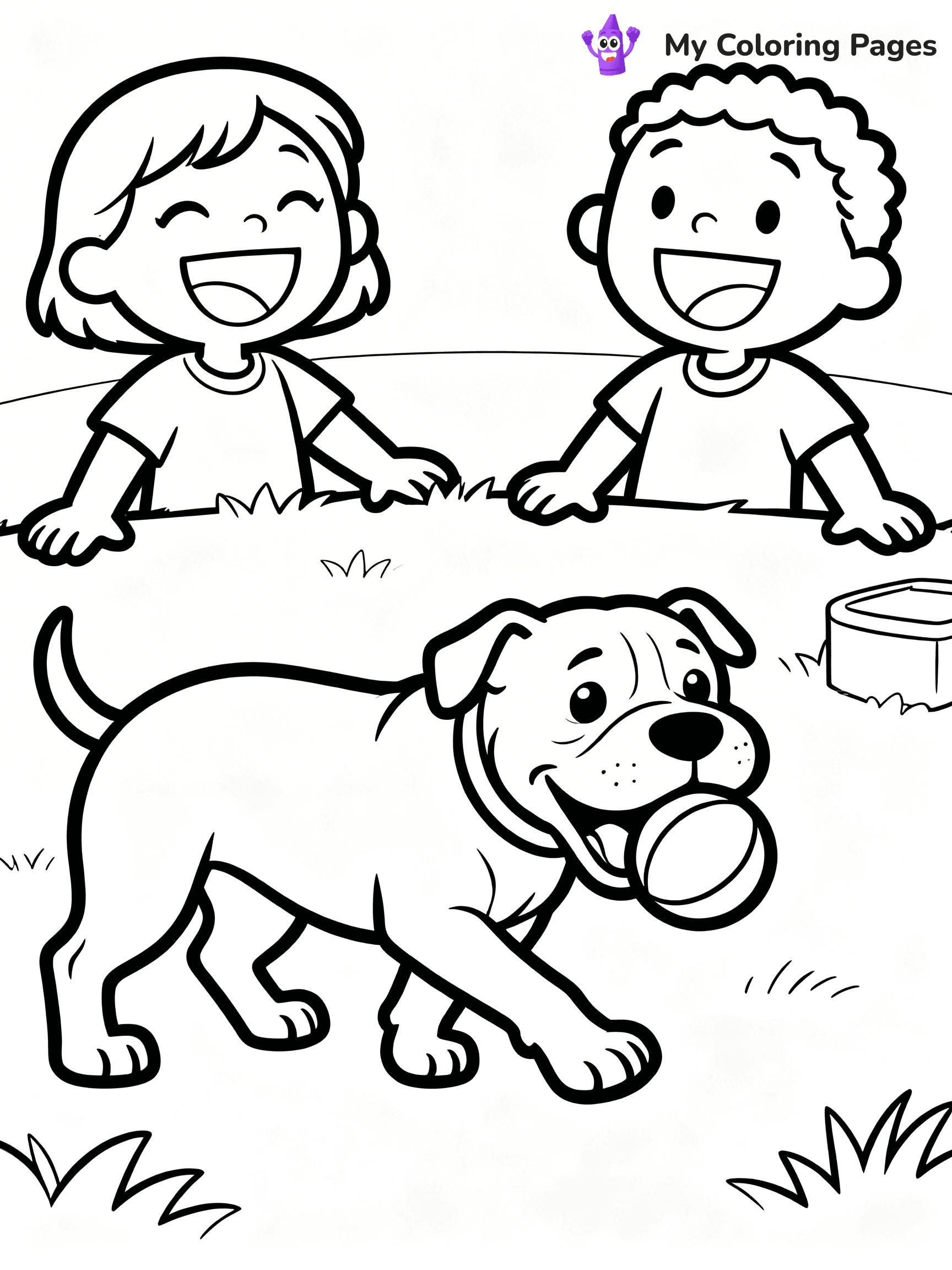 Pitbull Coloring Pages - 14