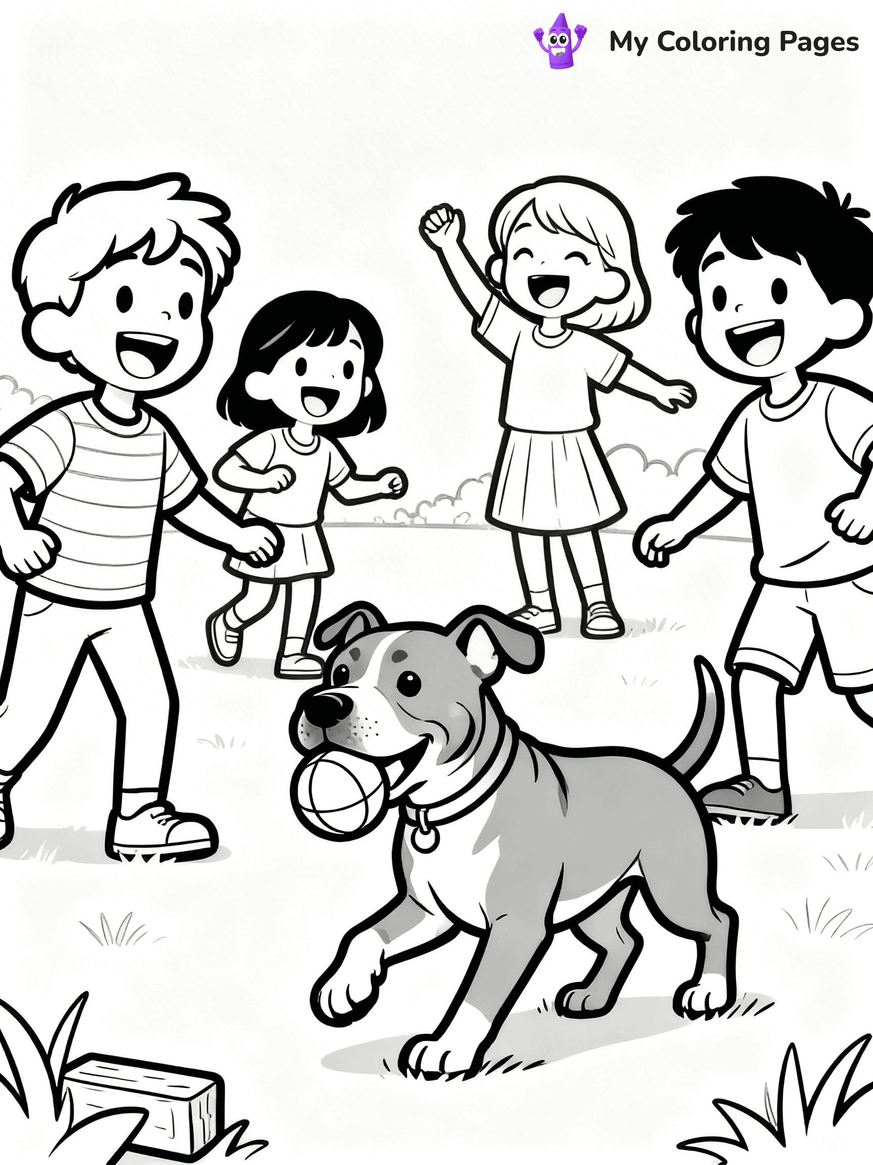 Pitbull Coloring Pages - 13