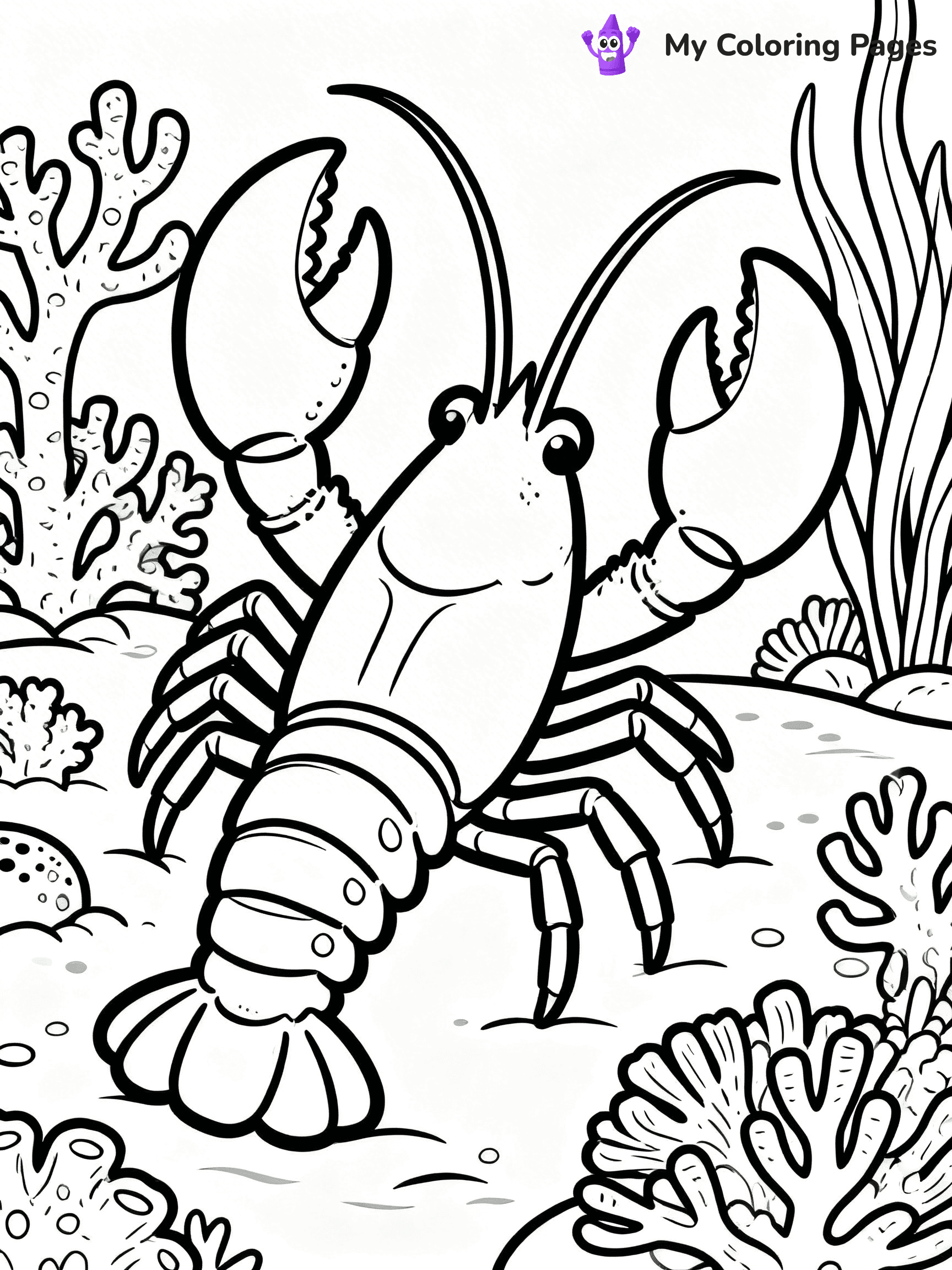 Lobster Coloring Pages - 53