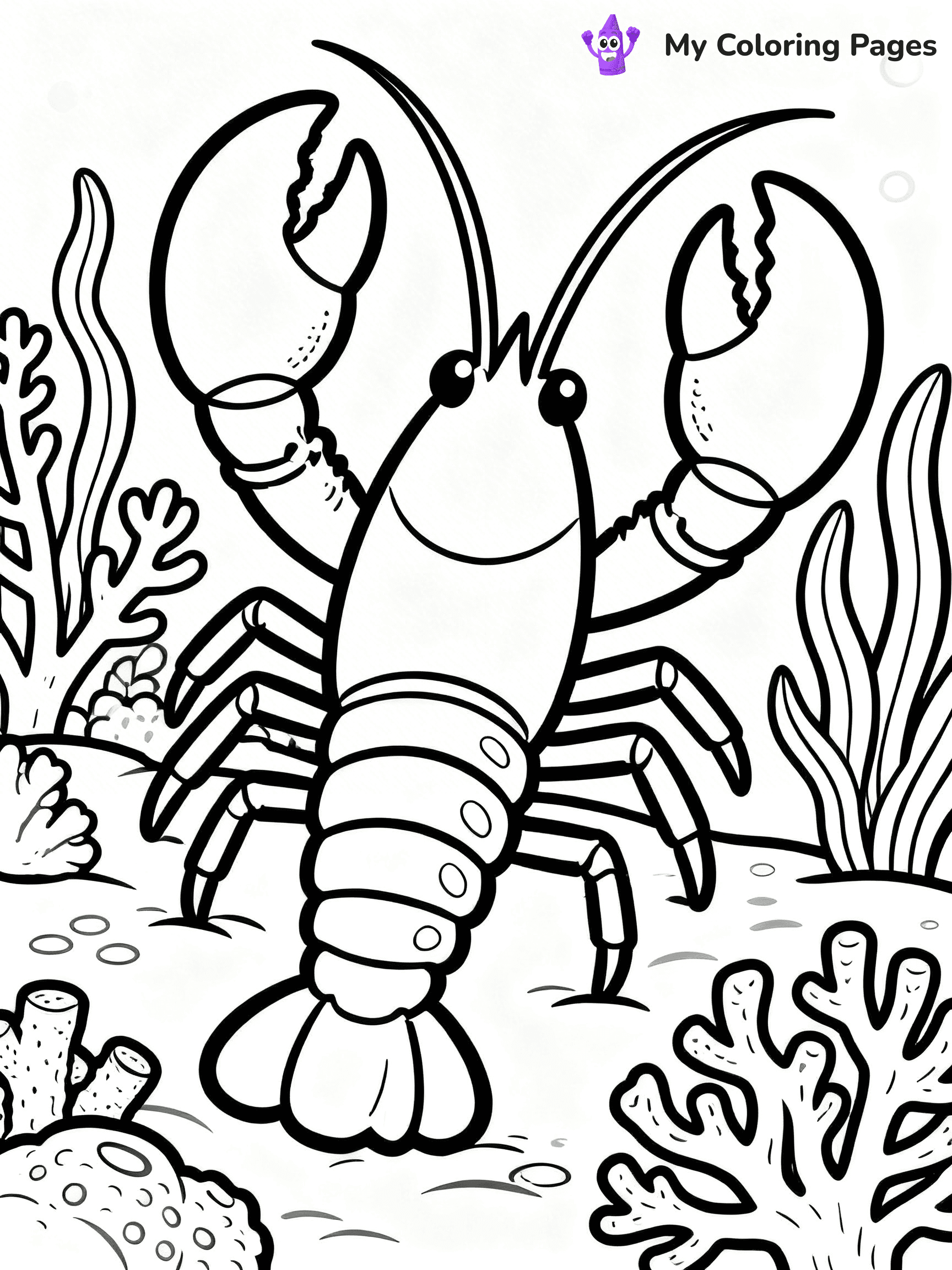 Lobster Coloring Pages - 52