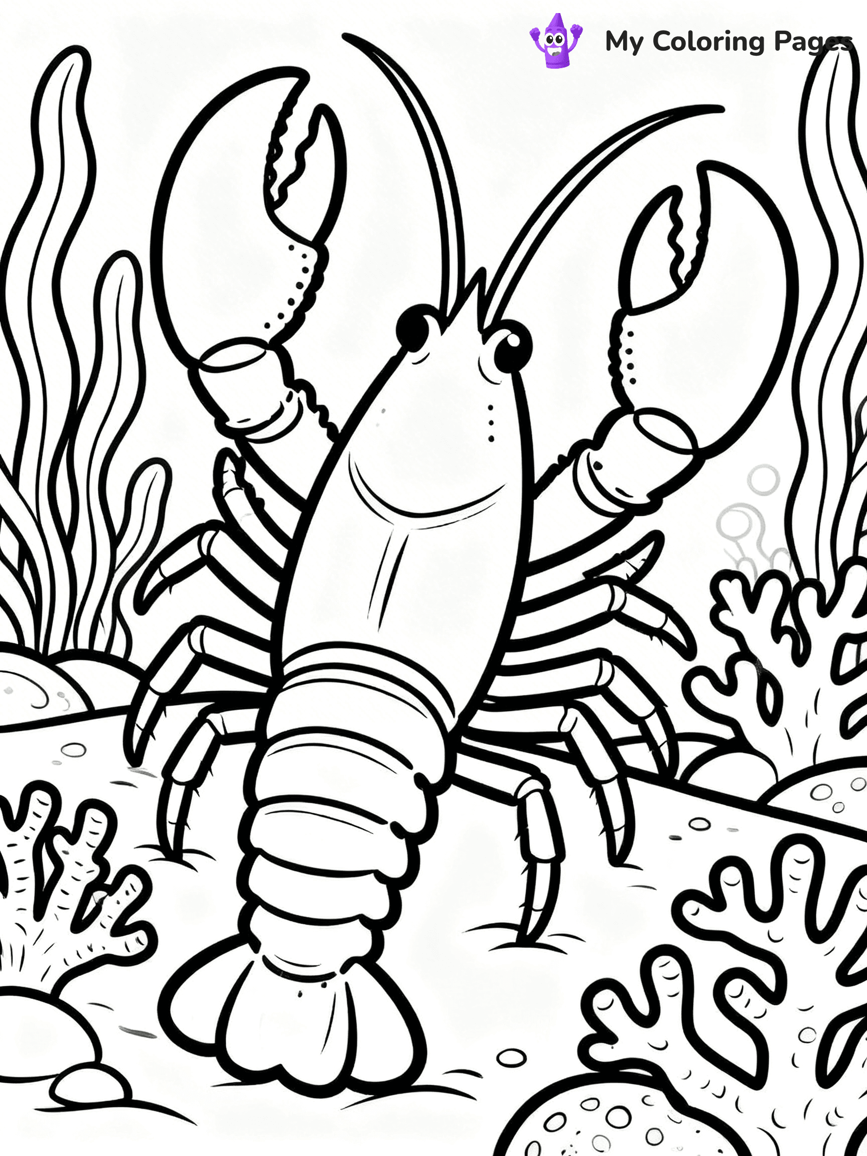 Lobster Coloring Pages - 51