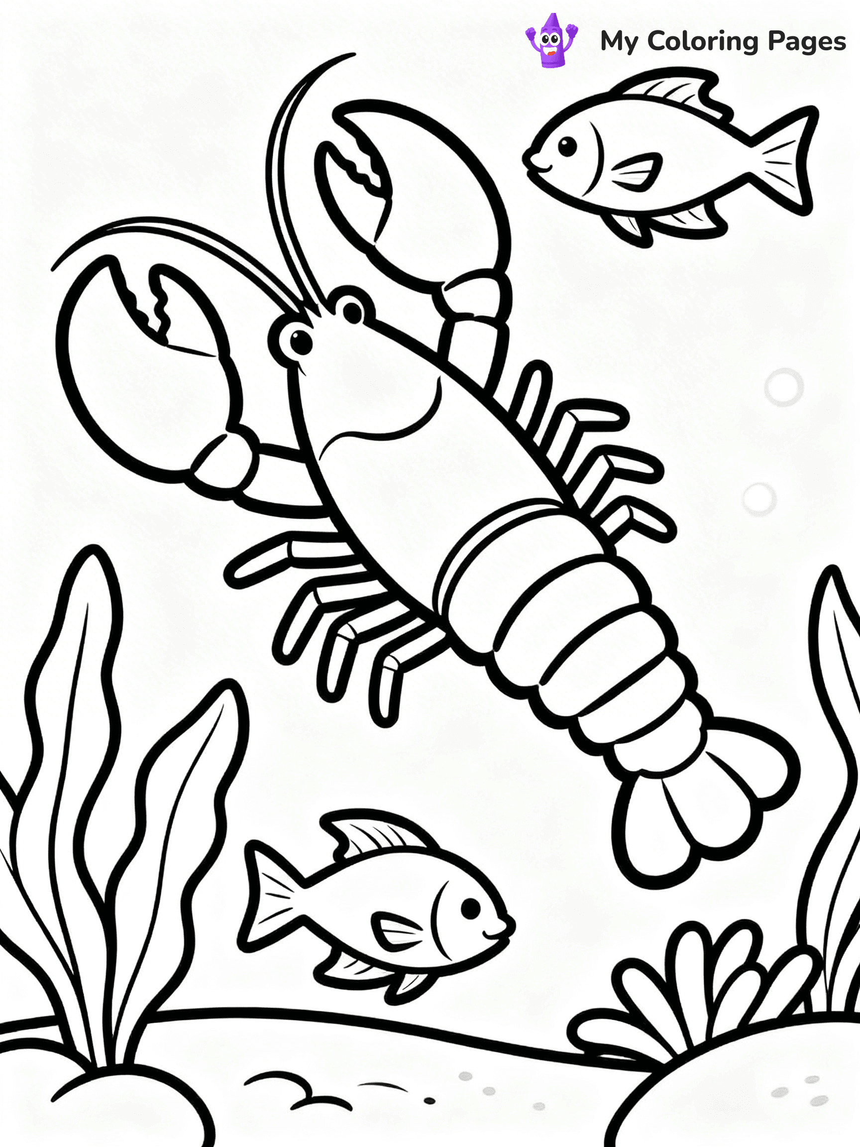Lobster Coloring Pages - 39