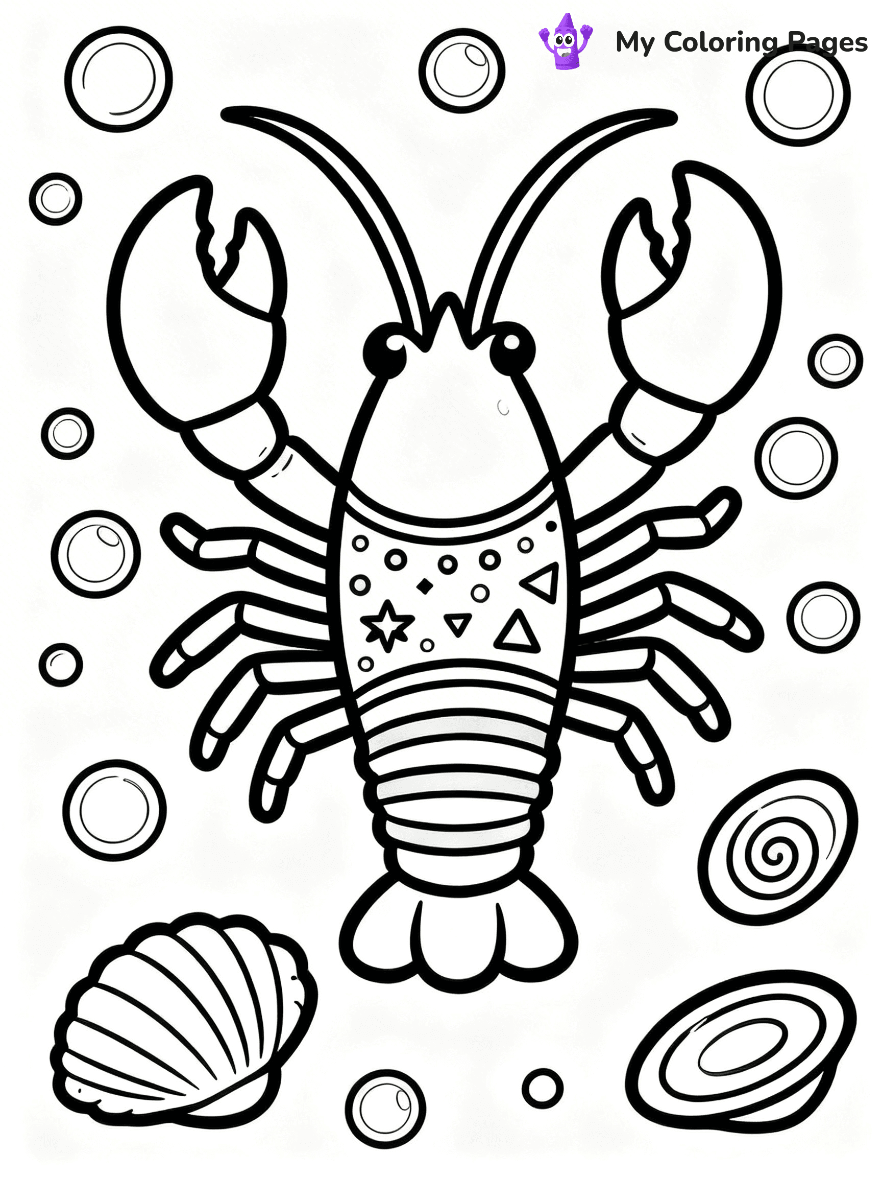 Lobster Coloring Pages - 27