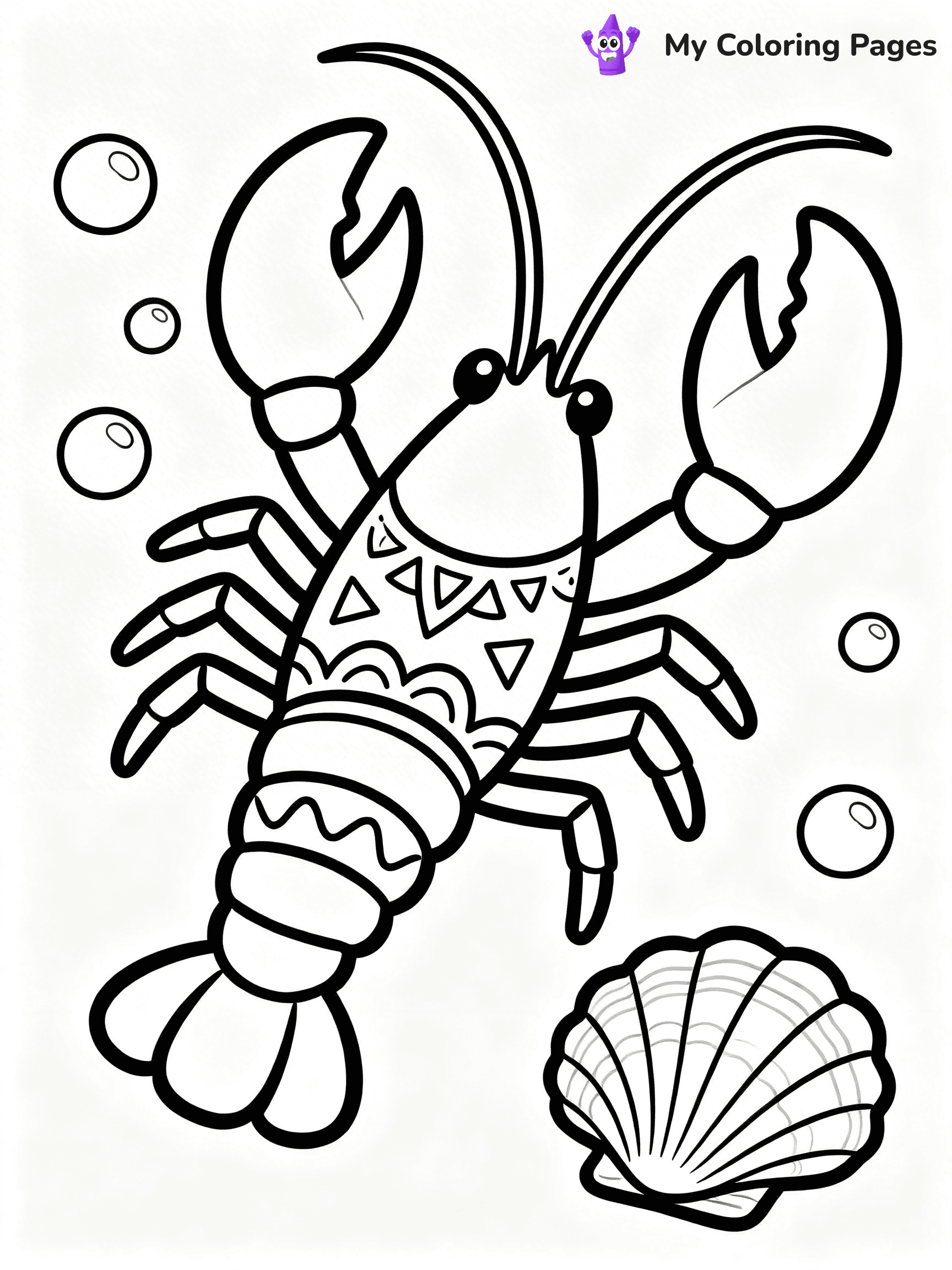 Lobster Coloring Pages - 24