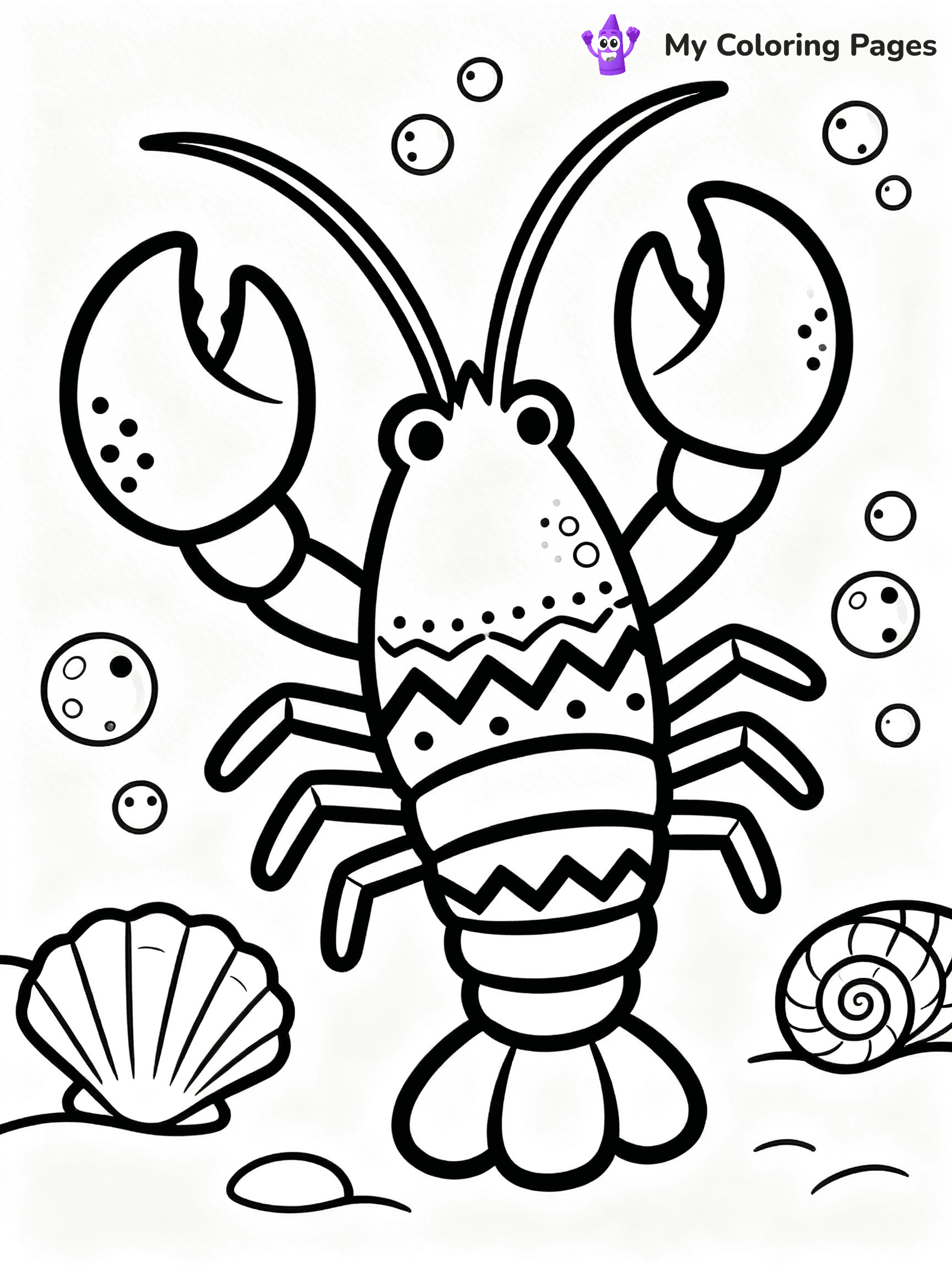 Lobster Coloring Pages - 22