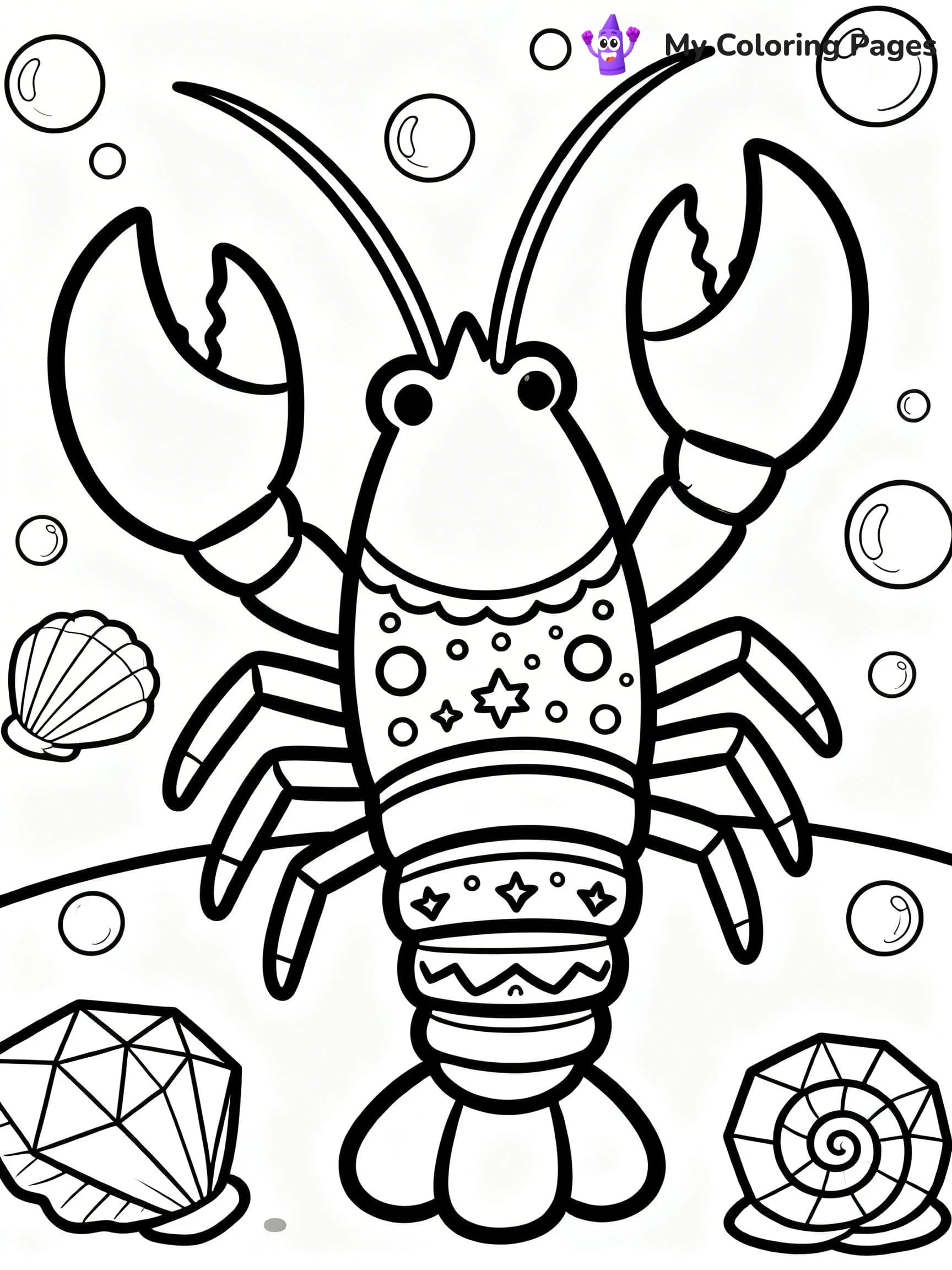 Lobster Coloring Pages - 21