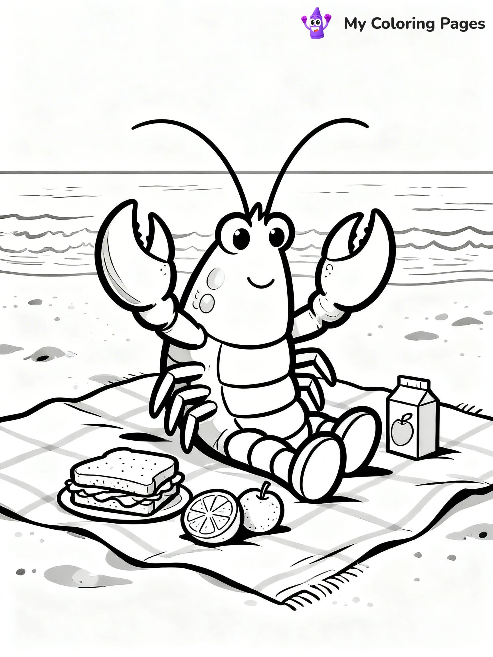 Lobster Coloring Pages - 20