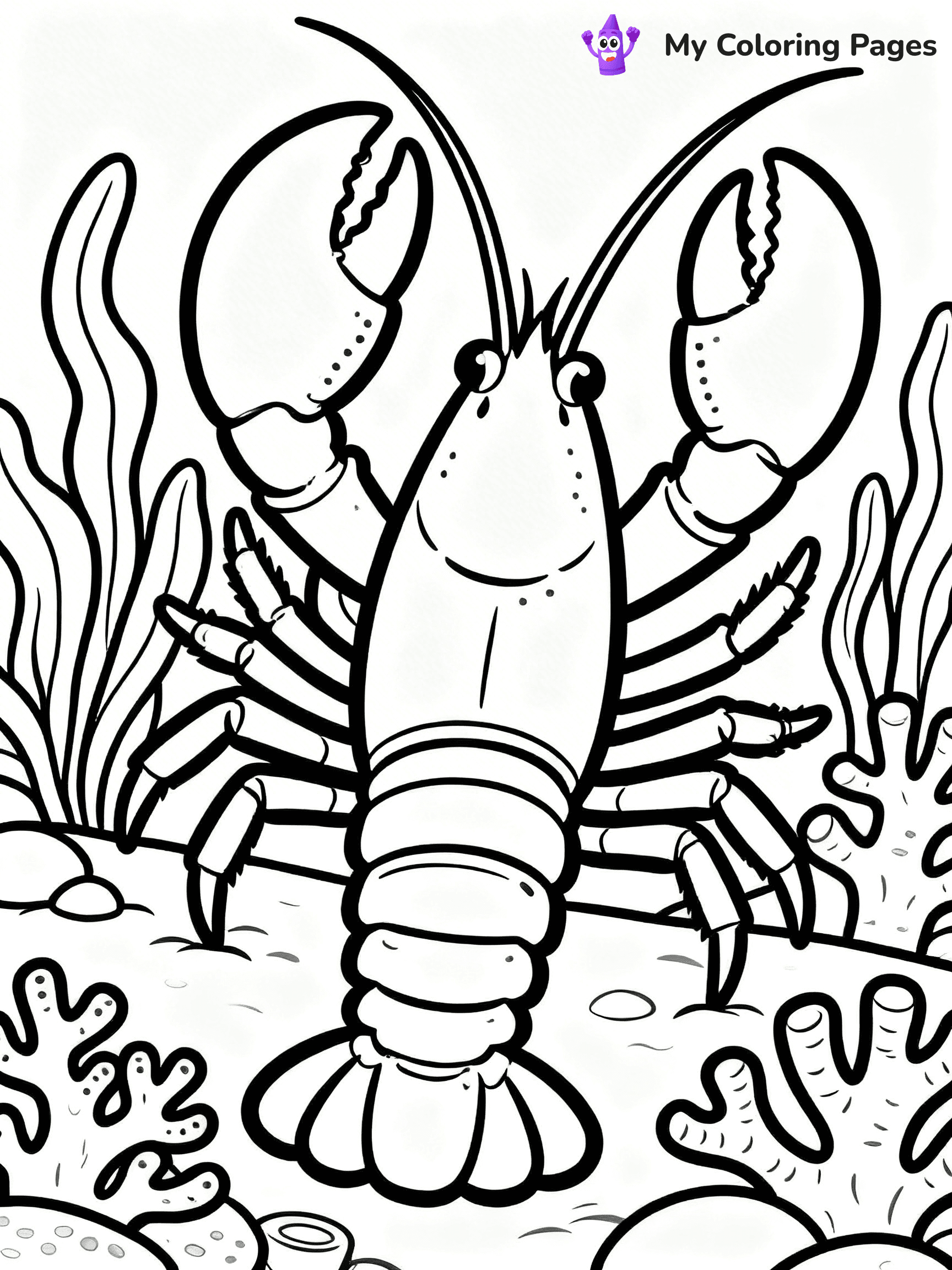 Lobster Coloring Pages - 19