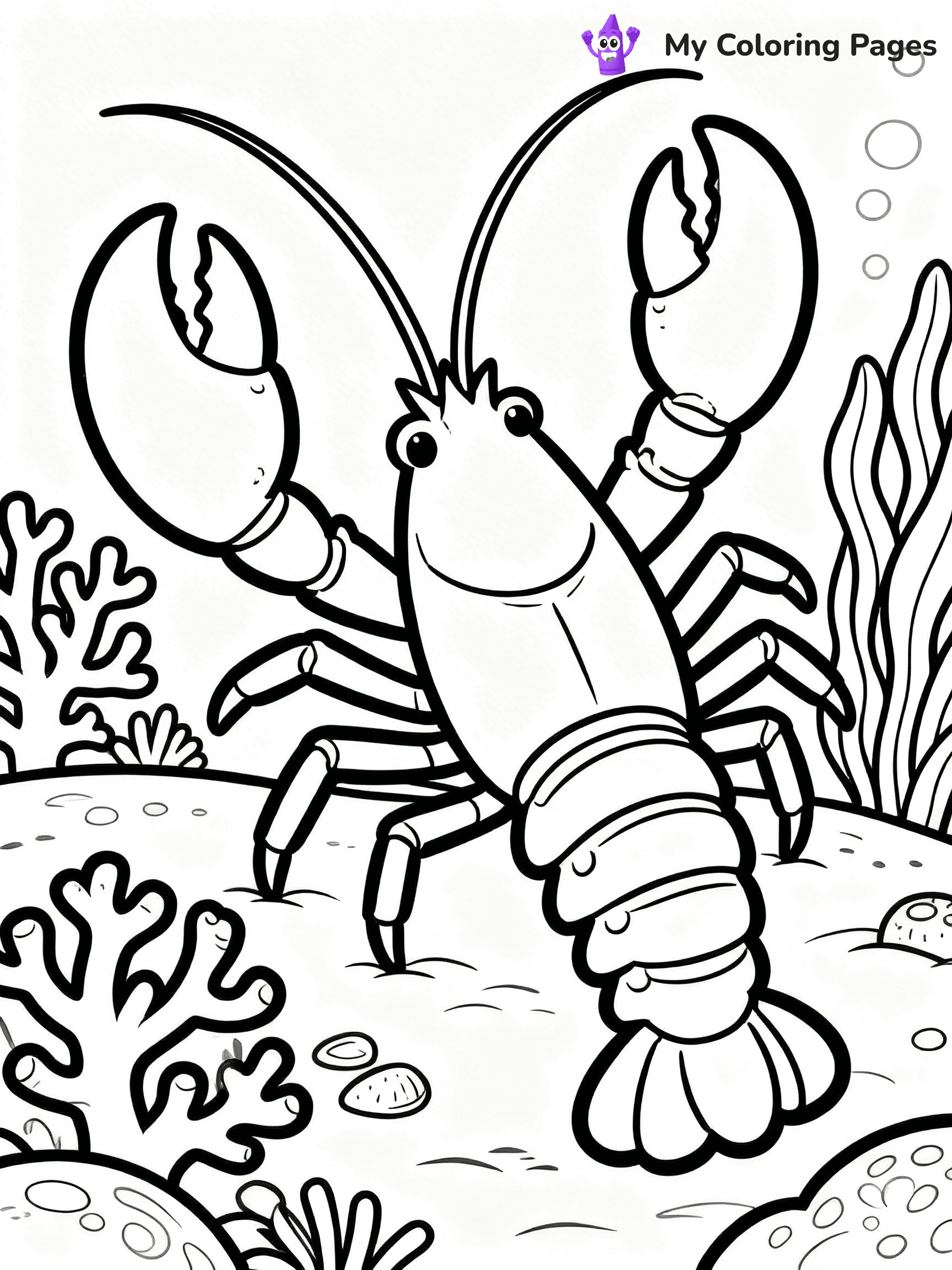 Lobster Coloring Pages - 18