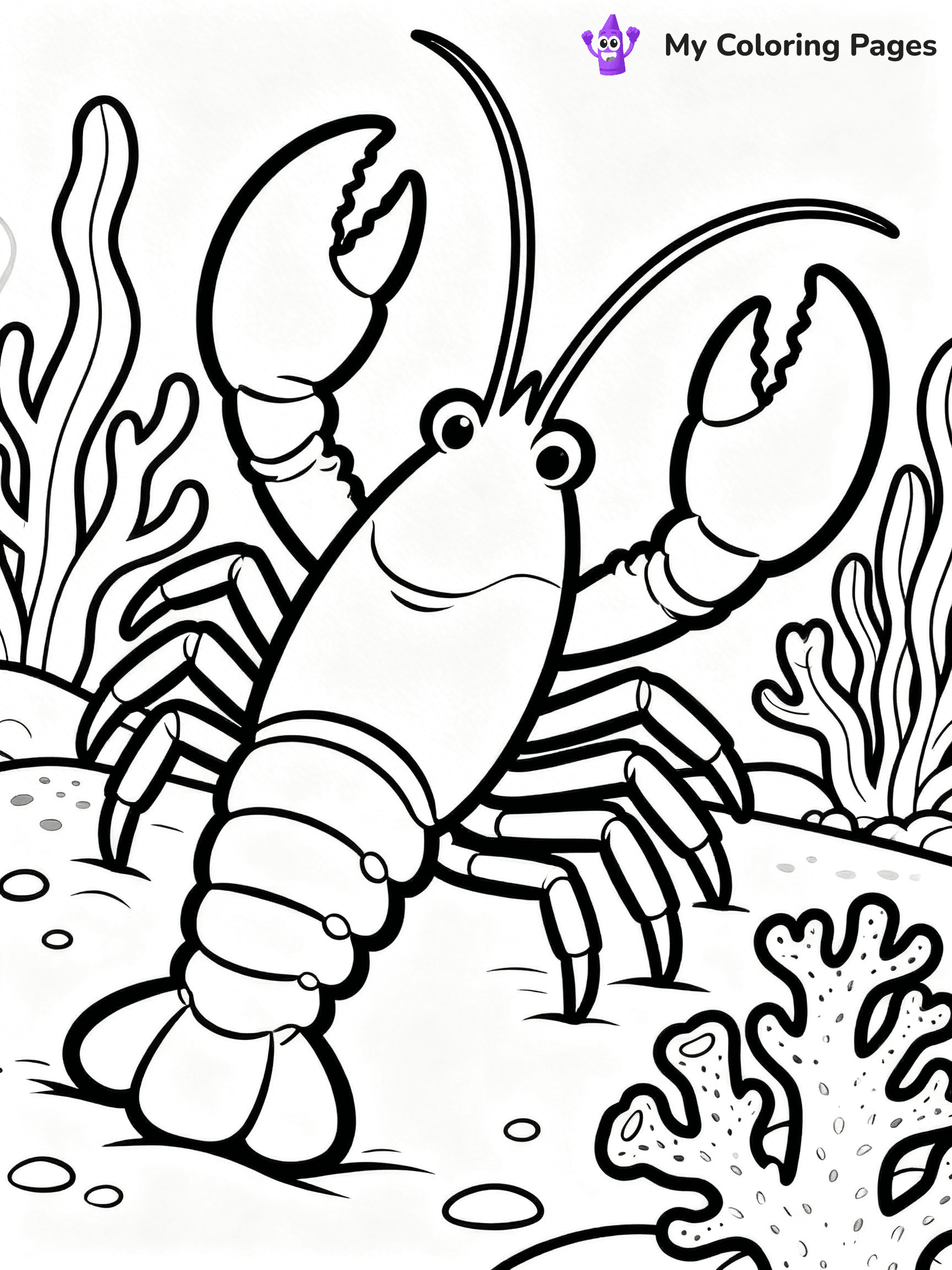 Lobster Coloring Pages - 17