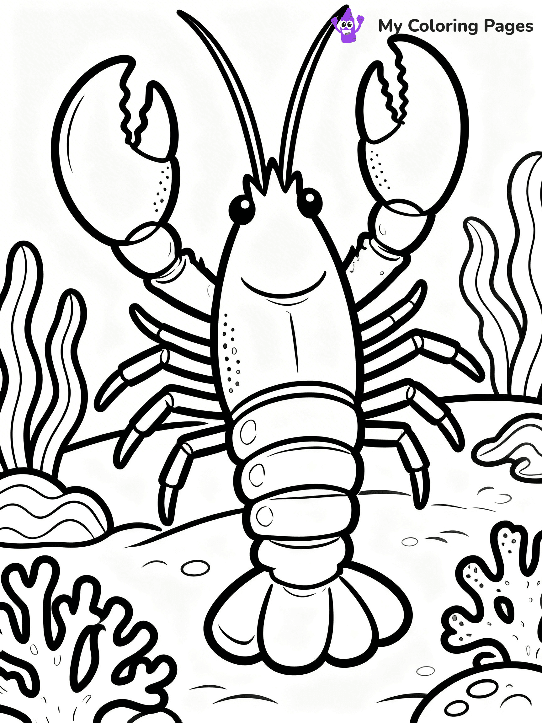 Lobster Coloring Pages - 16