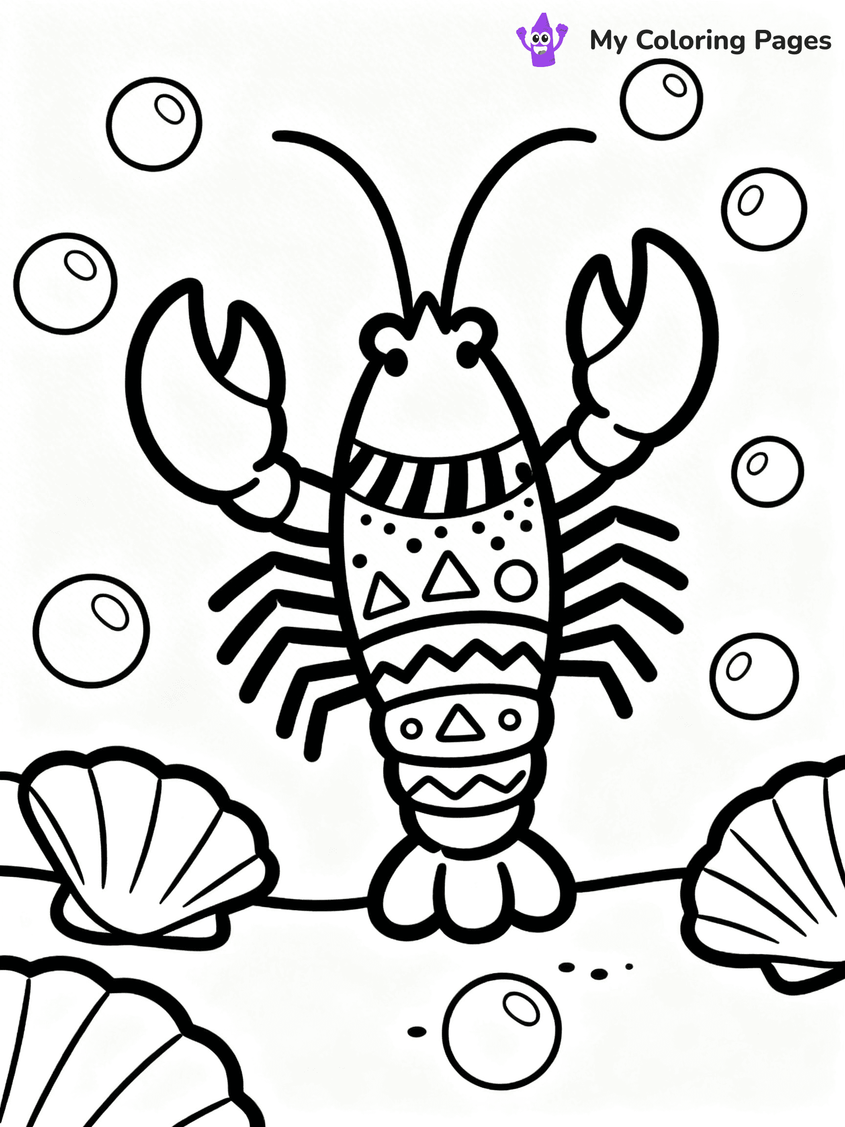 Lobster Coloring Pages - 12