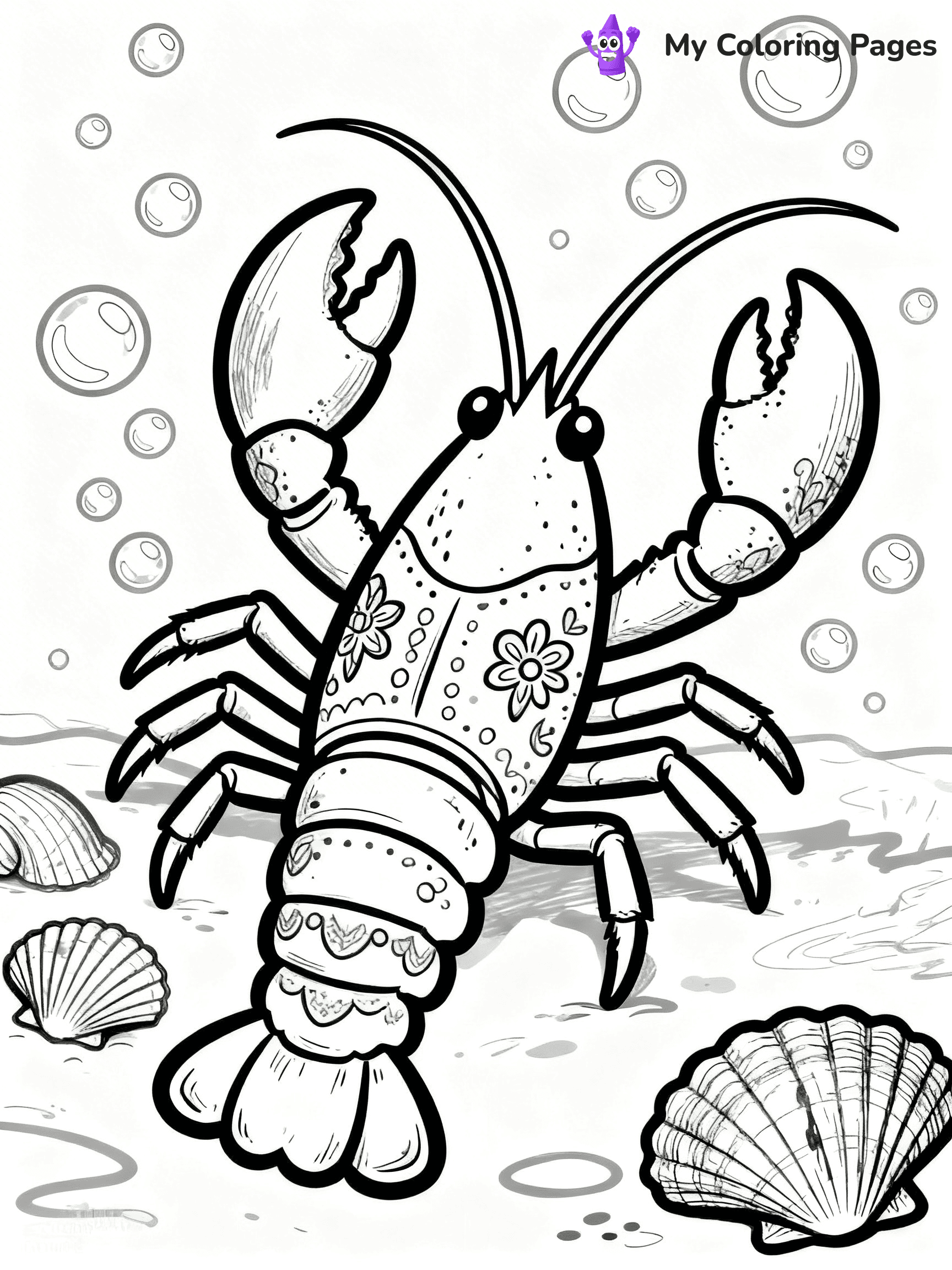 Lobster Coloring Pages - 10