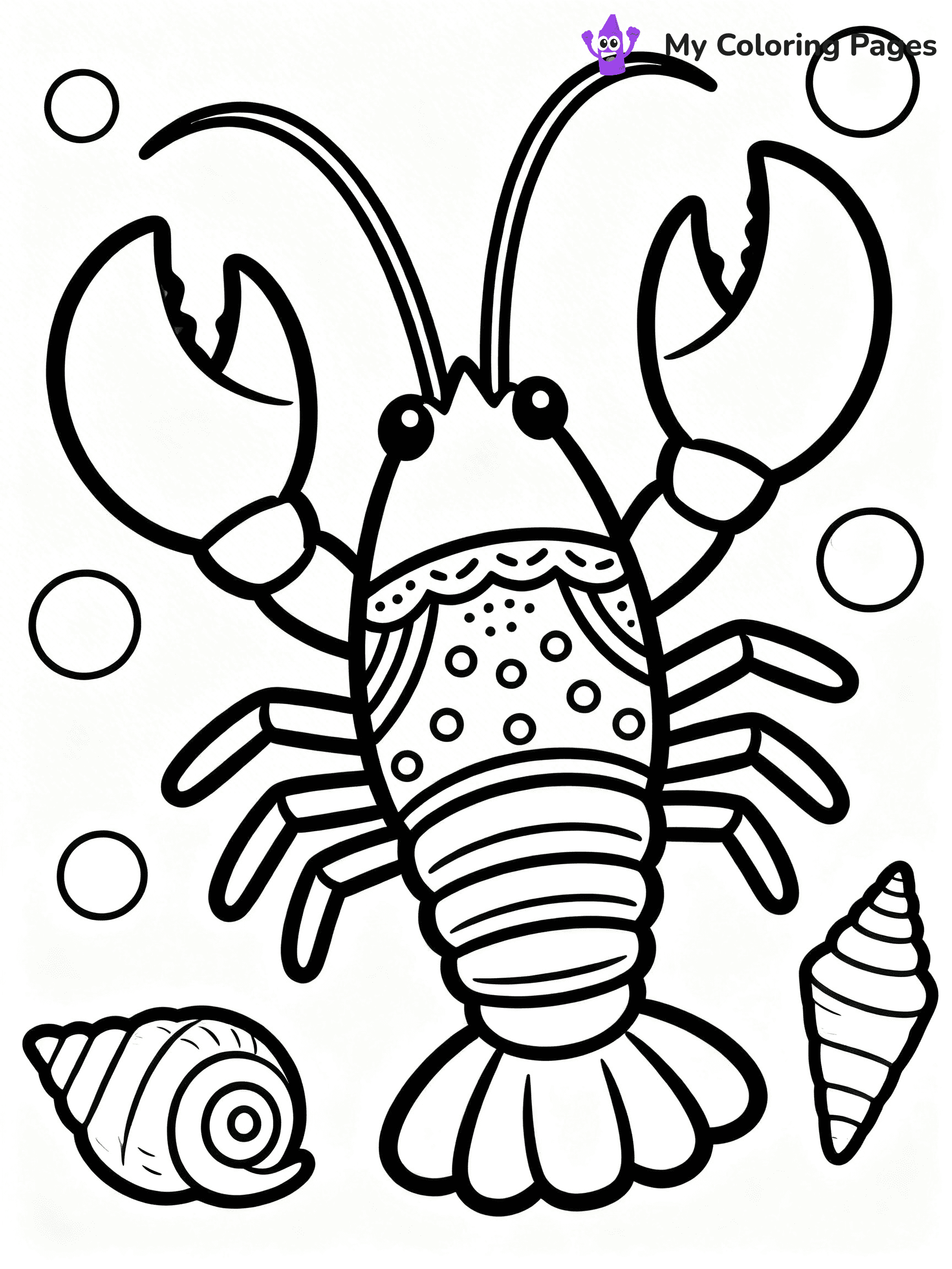 Lobster Coloring Pages - 9