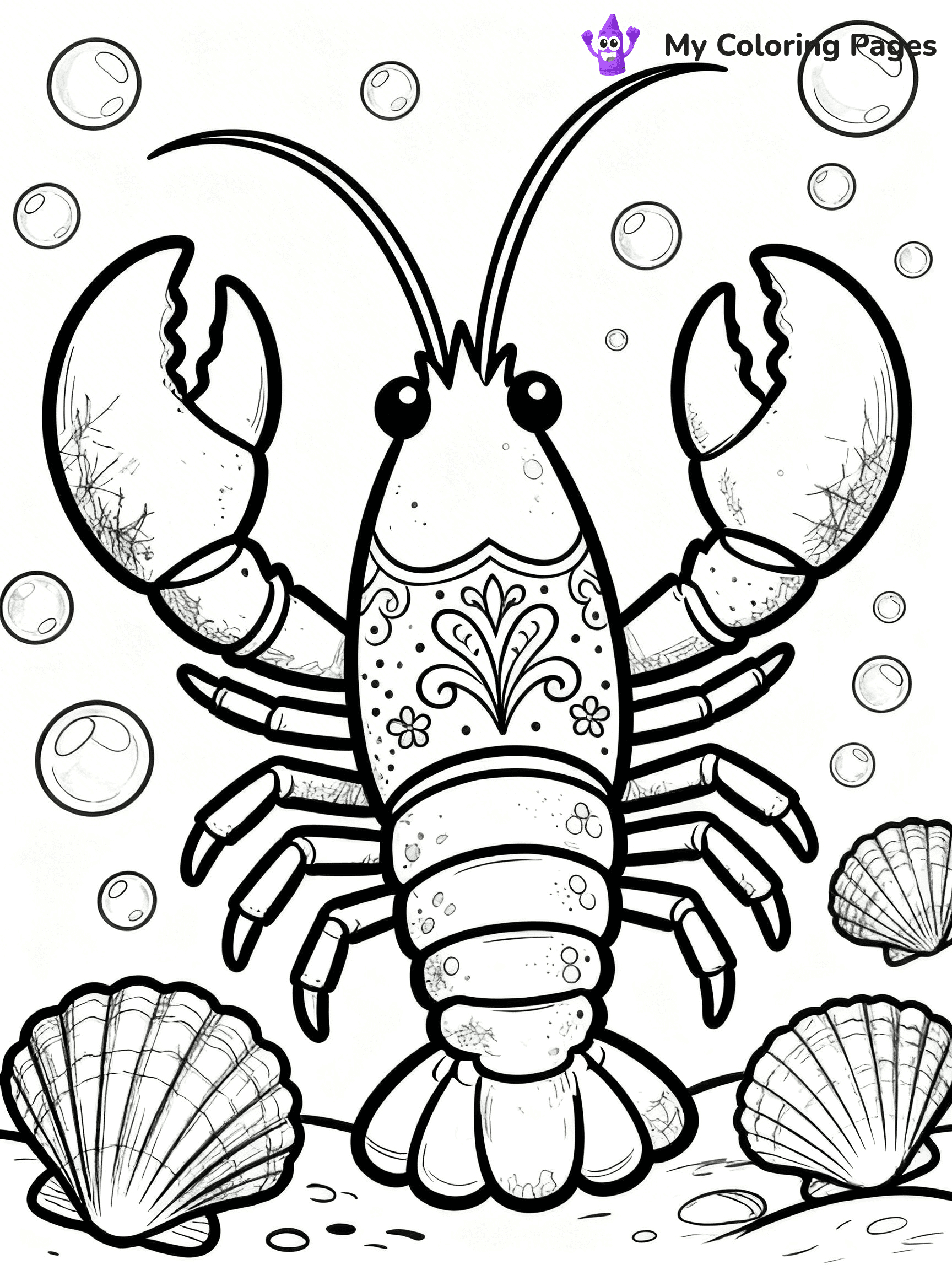 Lobster Coloring Pages - 7