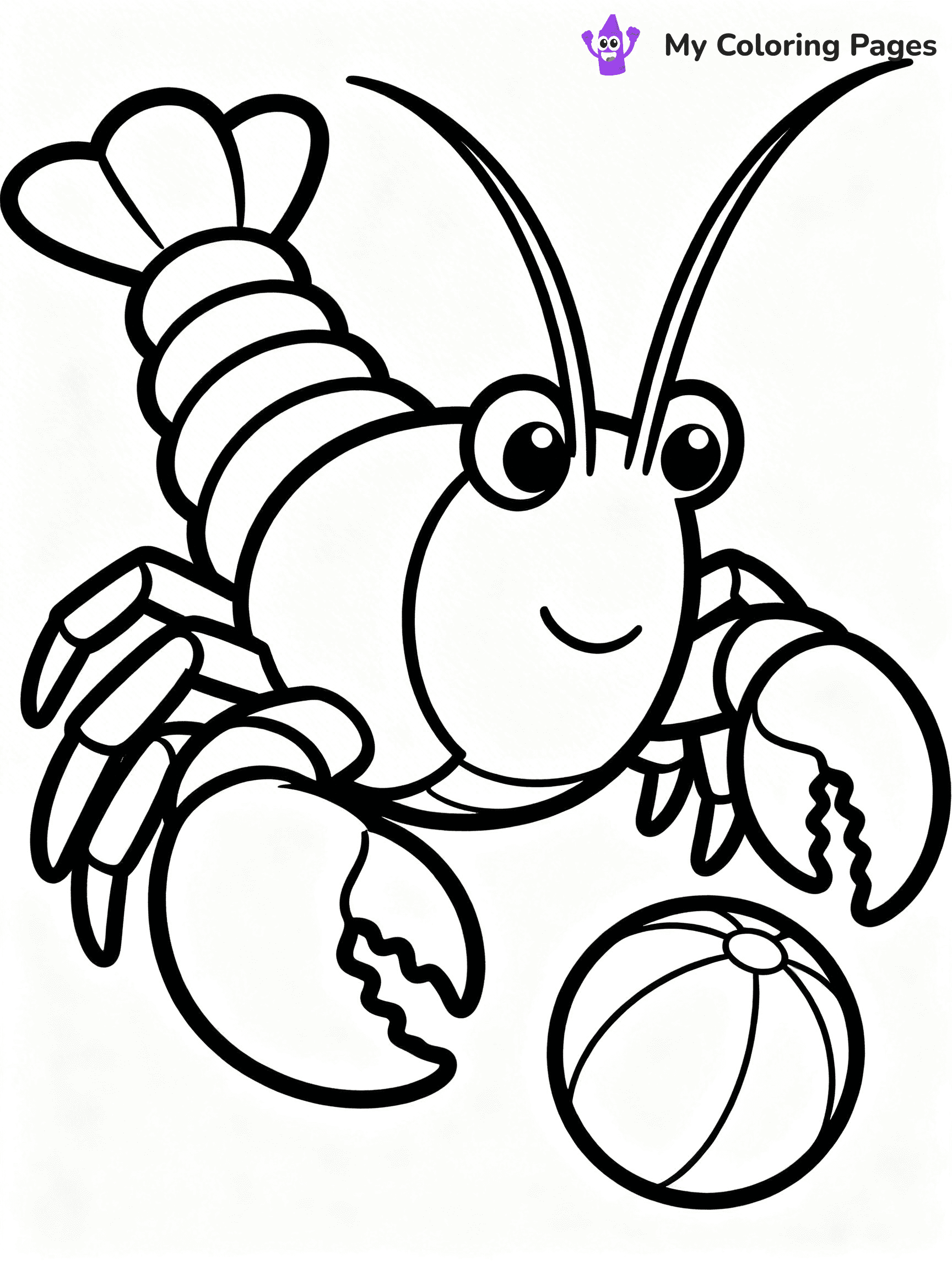 Lobster Coloring Pages - 4