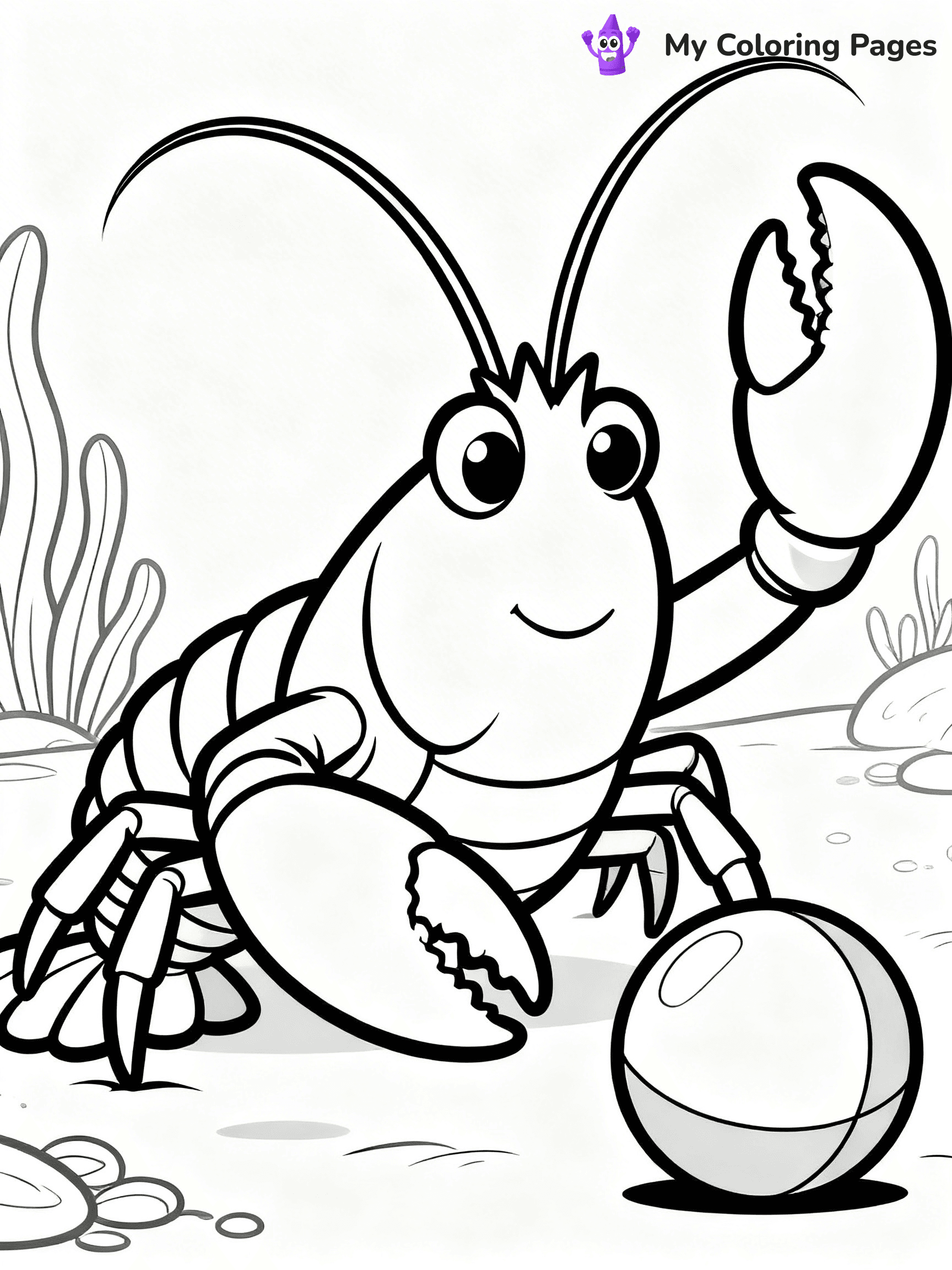 Lobster Coloring Pages - 3