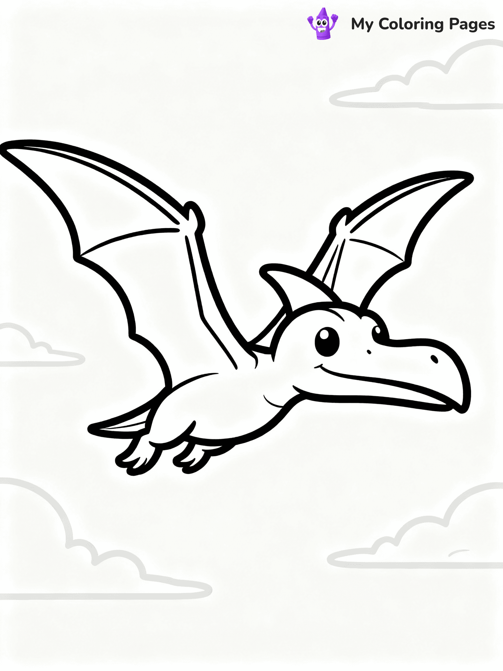 Cute Dinosaur Coloring Pages - 48